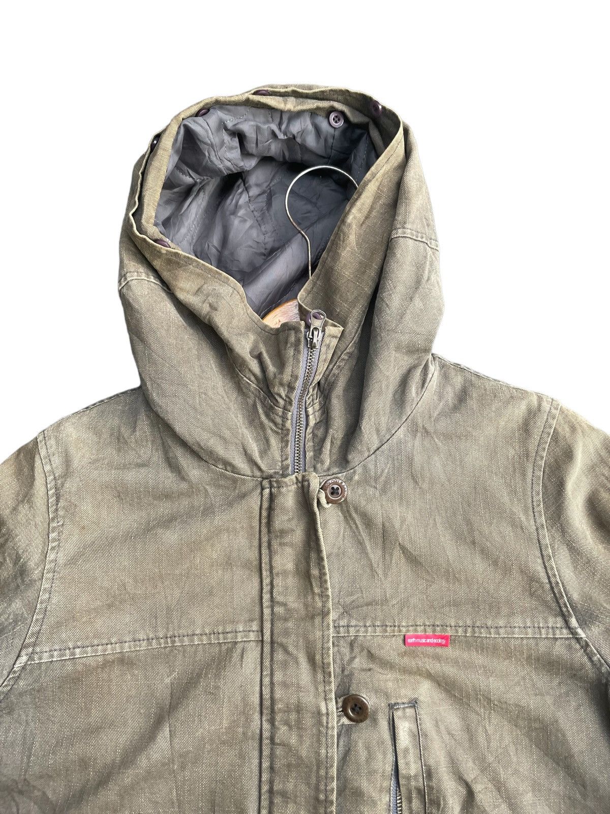 Japanese Brand Japanese Earth Music & Ecology Parka Jacket Size S / US 4 / IT 40 - 6 Thumbnail