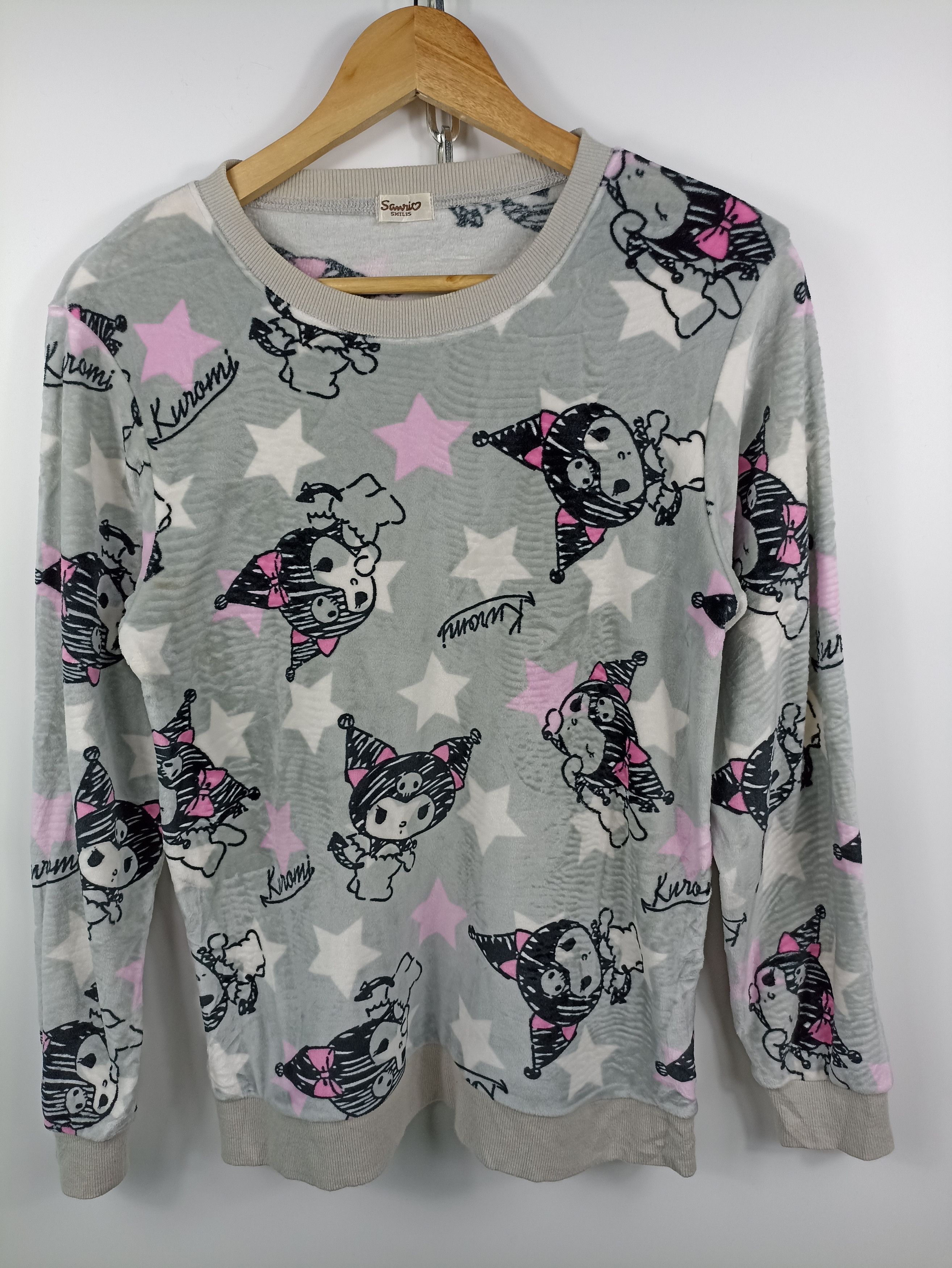 image of Cartoon Network x Sandro Vintage Sandro Full Print Light Sweatshirt, Women's (Size Medium)