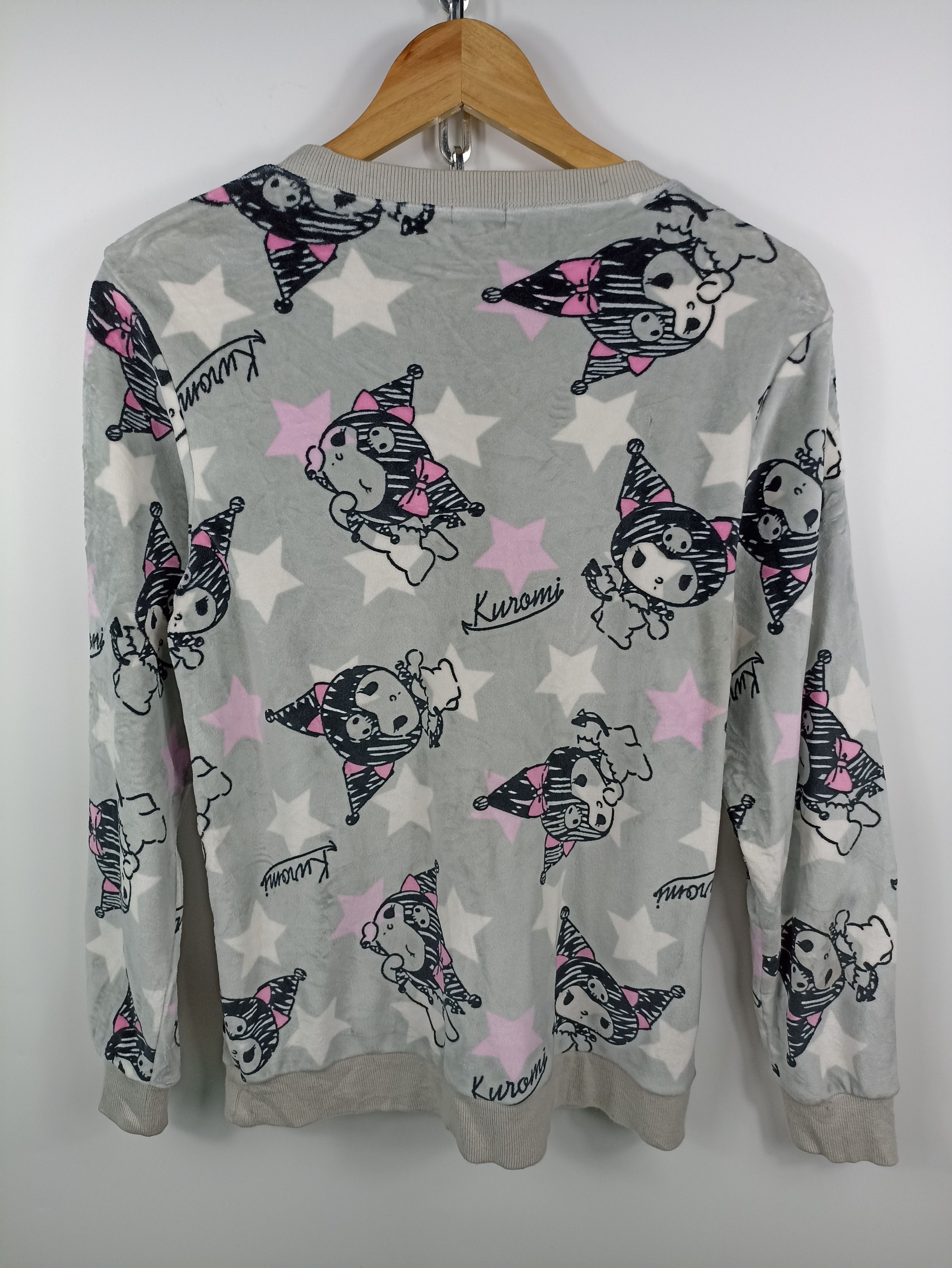 Cartoon Network × Sandro × Vintage Vintage Sandro Full Print Light Sweatshirt Size M / US 6-8 / IT 42-44 - 3 Thumbnail