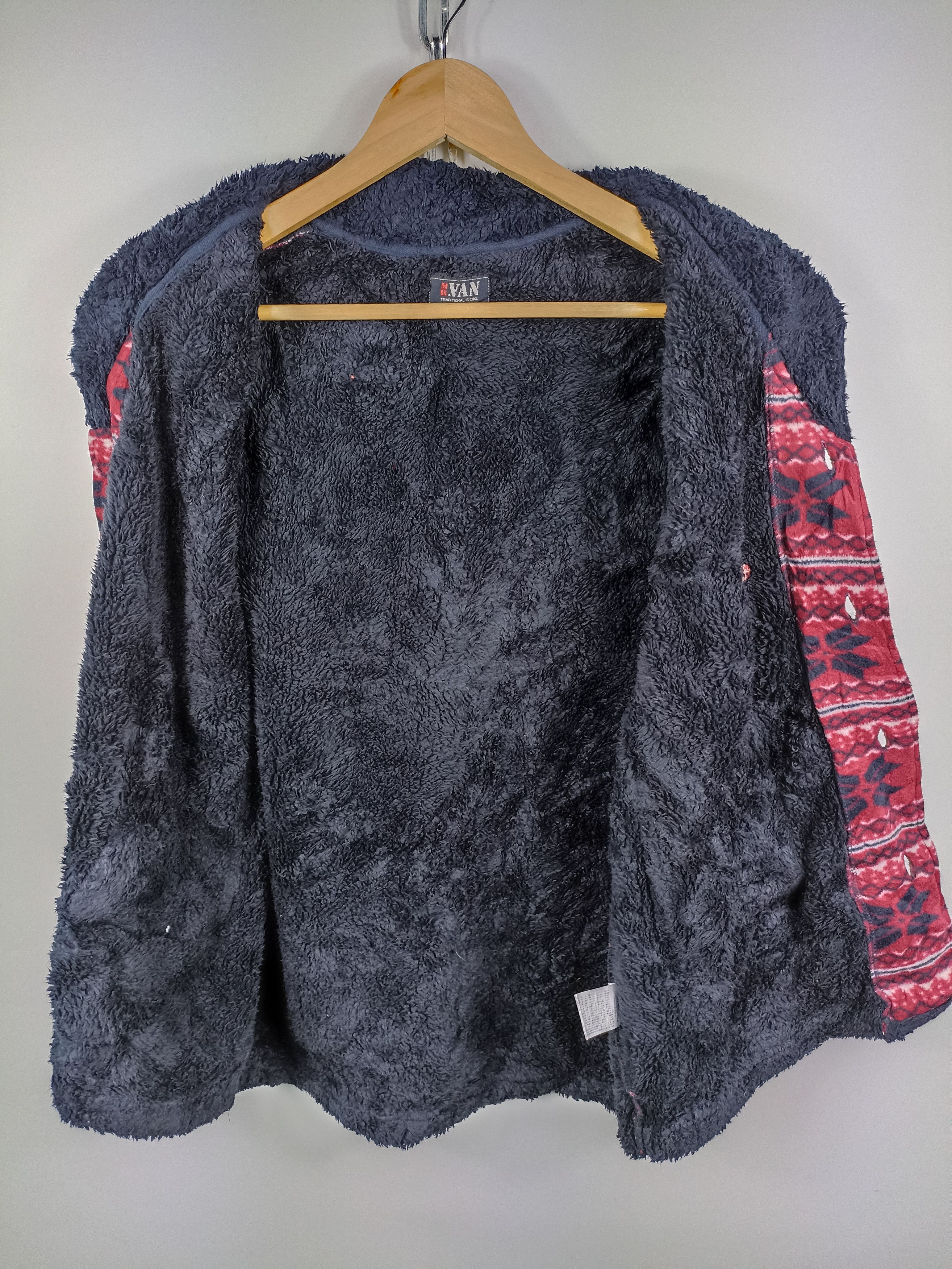 Japanese Brand × Vintage Vintage Vans Fleece Sleeve Less Vest Size US M / EU 48-50 / 2 - 3 Thumbnail