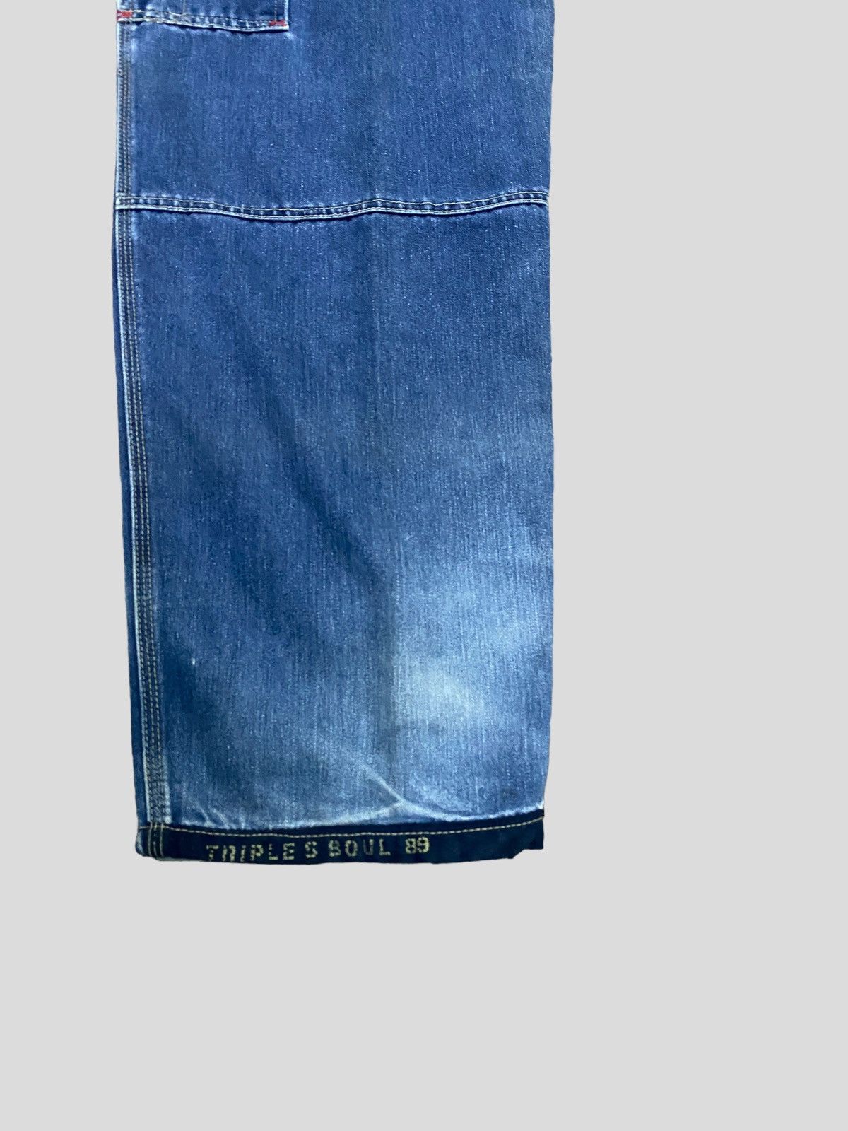 Triple 5 Soul × Vintage VINTAGE TRIPLE 5 SOUL BAGGY HIP HOP STYLE DENIM Size US 28 / EU 44 - 11 Thumbnail