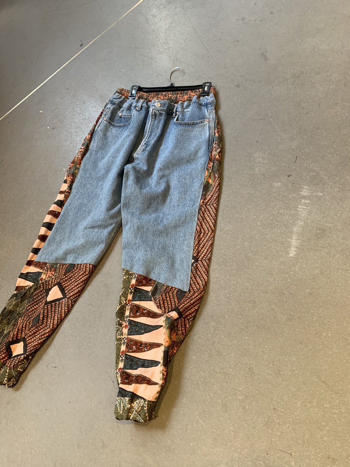 Martine Rose Denim Hybrid Track Pants Size US 34 / EU 50 - 2 Thumbnail