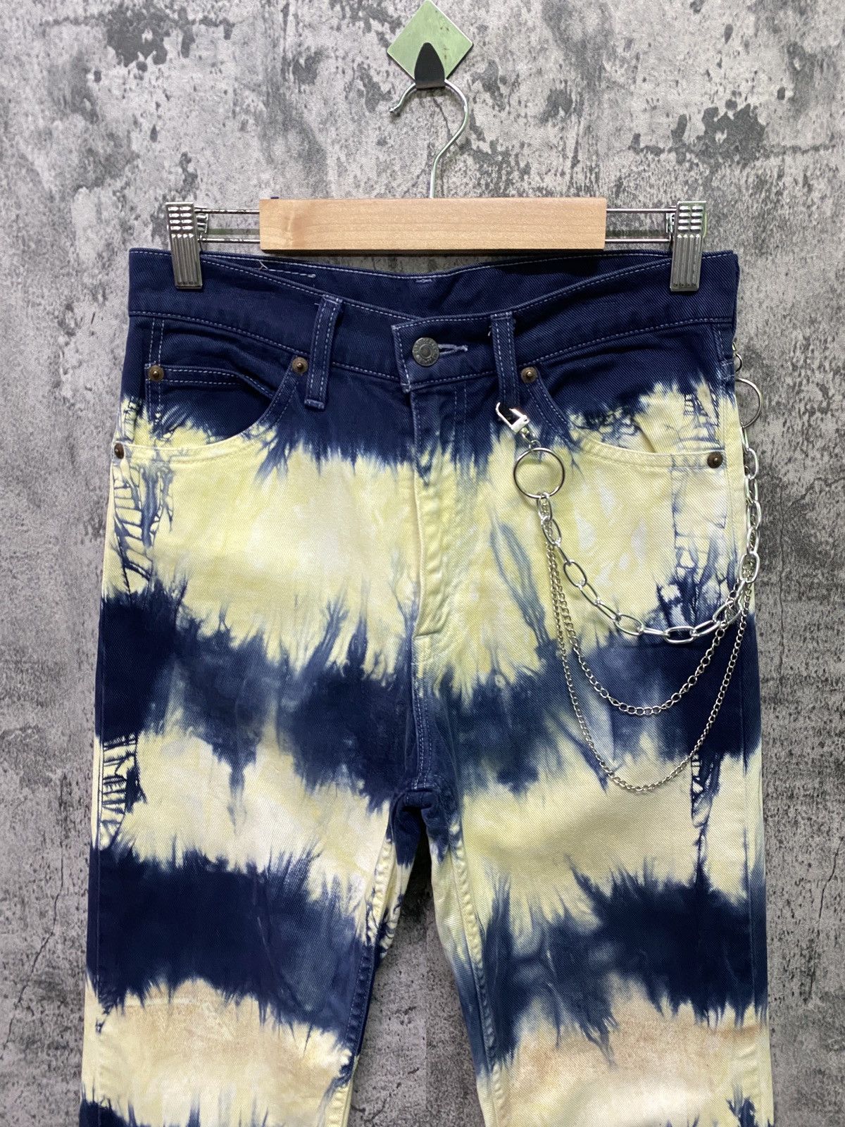Levi's × Levi's Vintage Clothing Vintage Levi's 606 Tie Dye Jeans Size US 28 / EU 44 - 3 Thumbnail