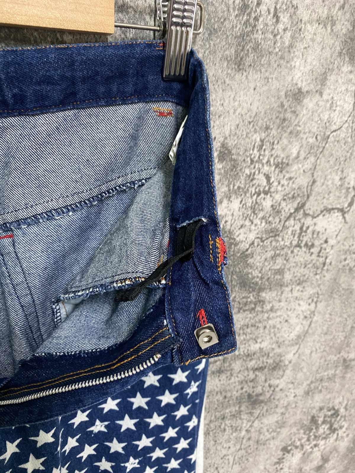 Designer × Japanese Brand Japanese CHUCHUM Star Striped Flared Design Pants Size US 26 / EU 42 - 17 Thumbnail