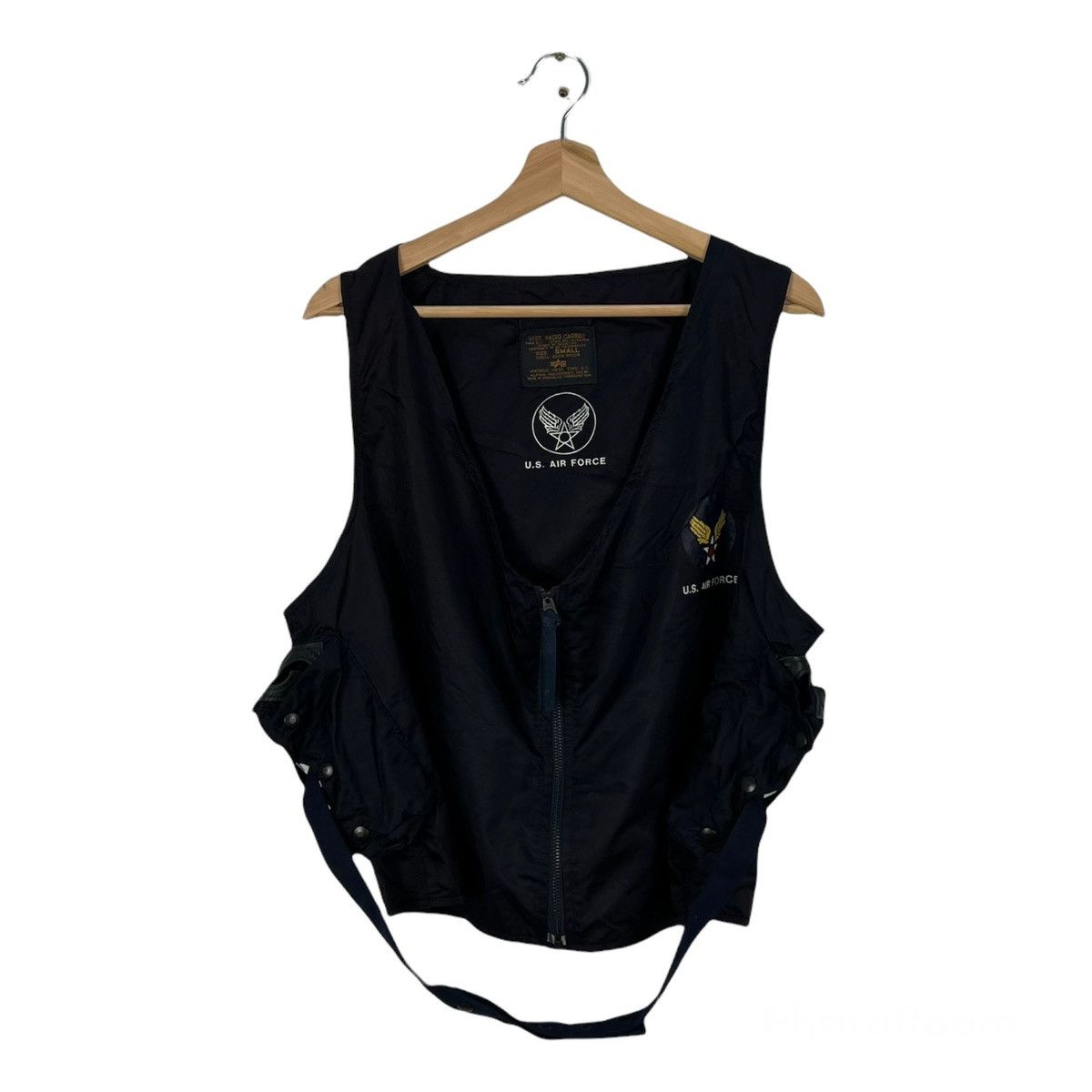 RARE STYLE PARACHUTE BIKER VEST TACTICAL ALPHA INDUSTRIES