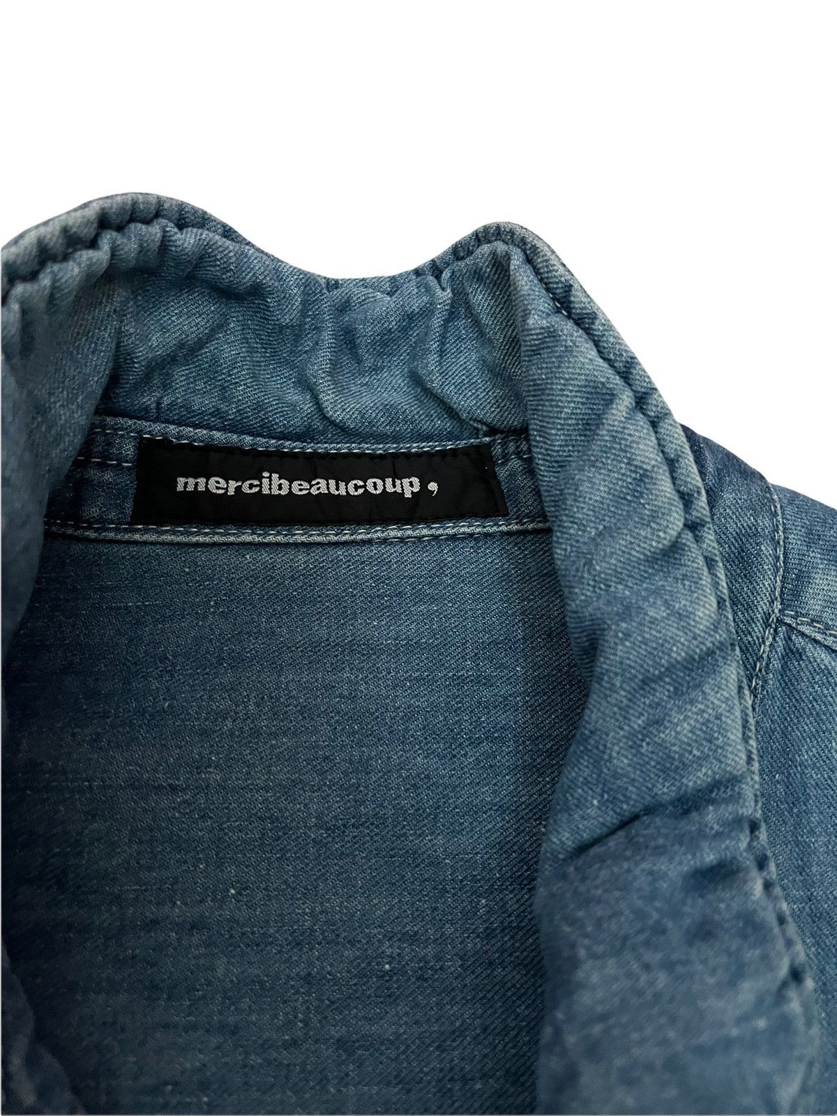 Issey Miyake × mercibeaucoup Issey Miyake Mercibeaucoup Wide Linen Cotton Button Ups Size US L / EU 52-54 / 3 - 12 Thumbnail