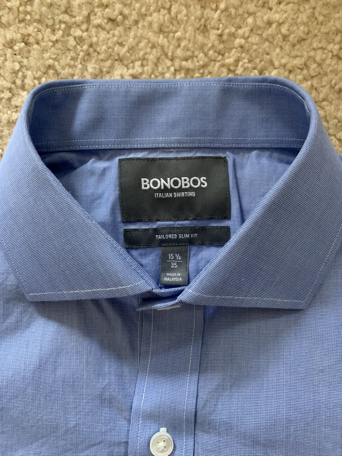 Bonobos Tailored Slim Fit Dress Shirt (Size 15.5, 35) Grailed