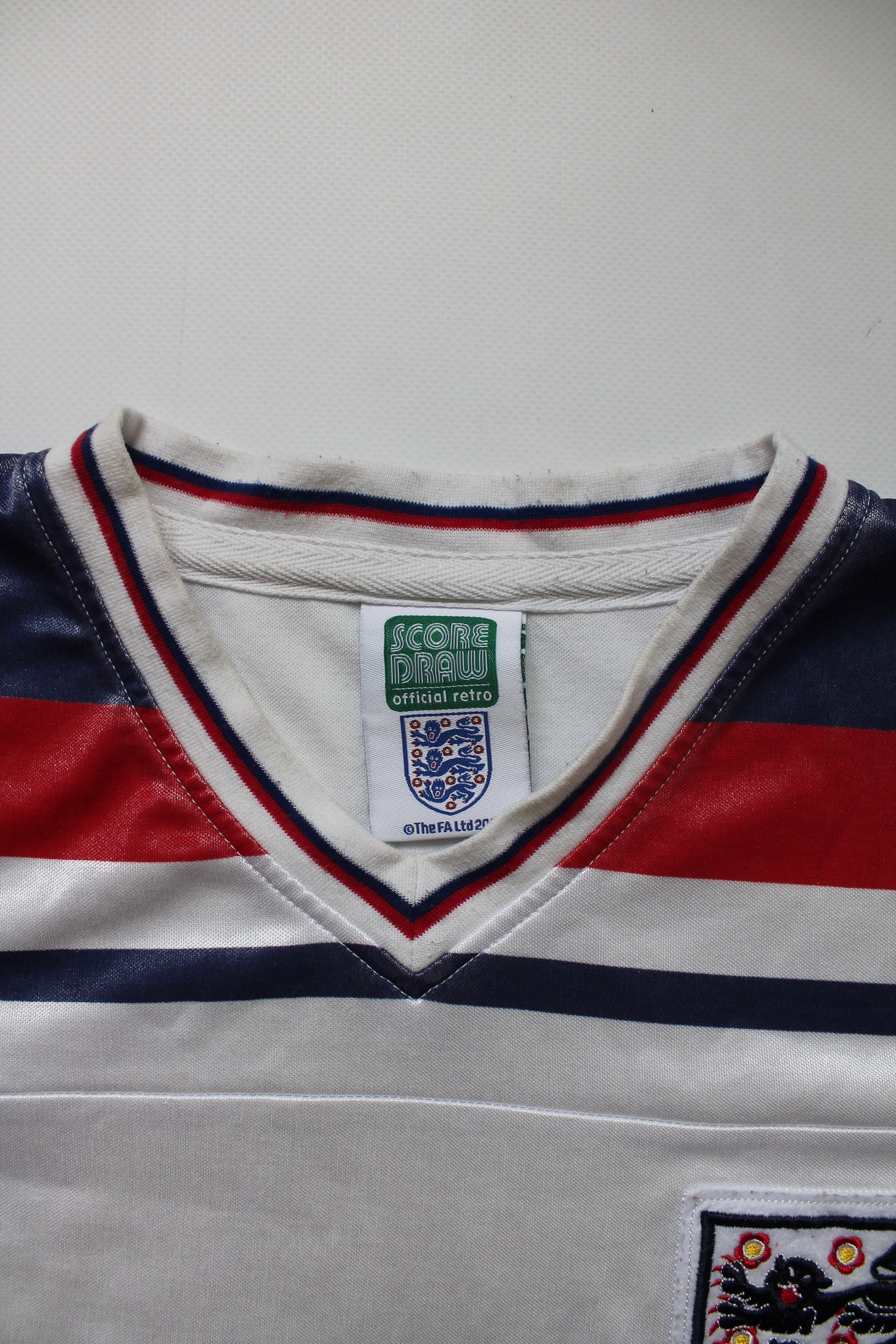 Vintage 1980 -1983 RETRO replica ENGLAND Team Soccer Size US M / EU 48-50 / 2 - 10 Thumbnail