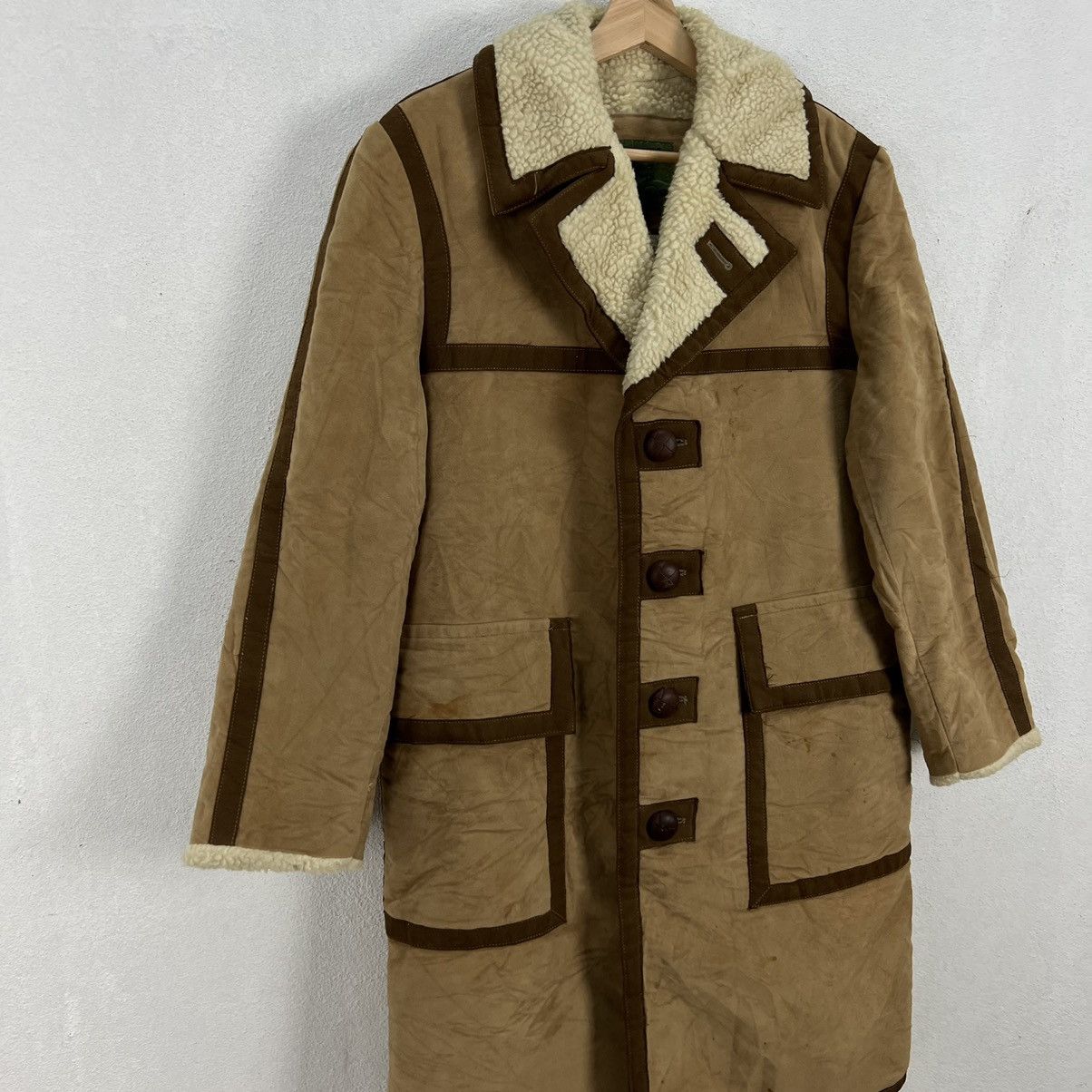 Japanese Brand VINTAGE VAN JAC LONG JACKET PATCHWORK STYLE Size US M / EU 48-50 / 2 - 5 Thumbnail