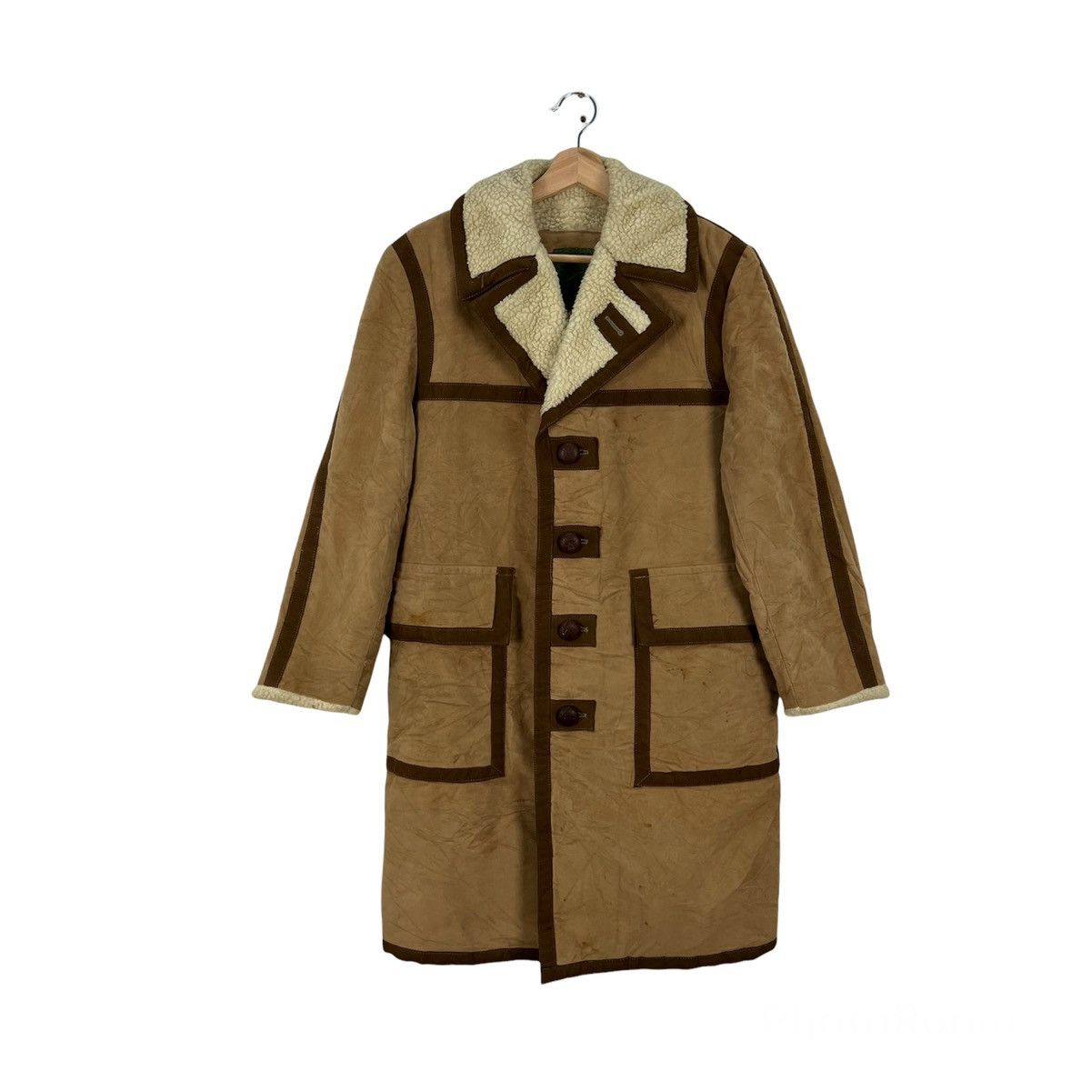 Japanese Brand VINTAGE VAN JAC LONG JACKET PATCHWORK STYLE Size US M / EU 48-50 / 2 - 1 Thumbnail