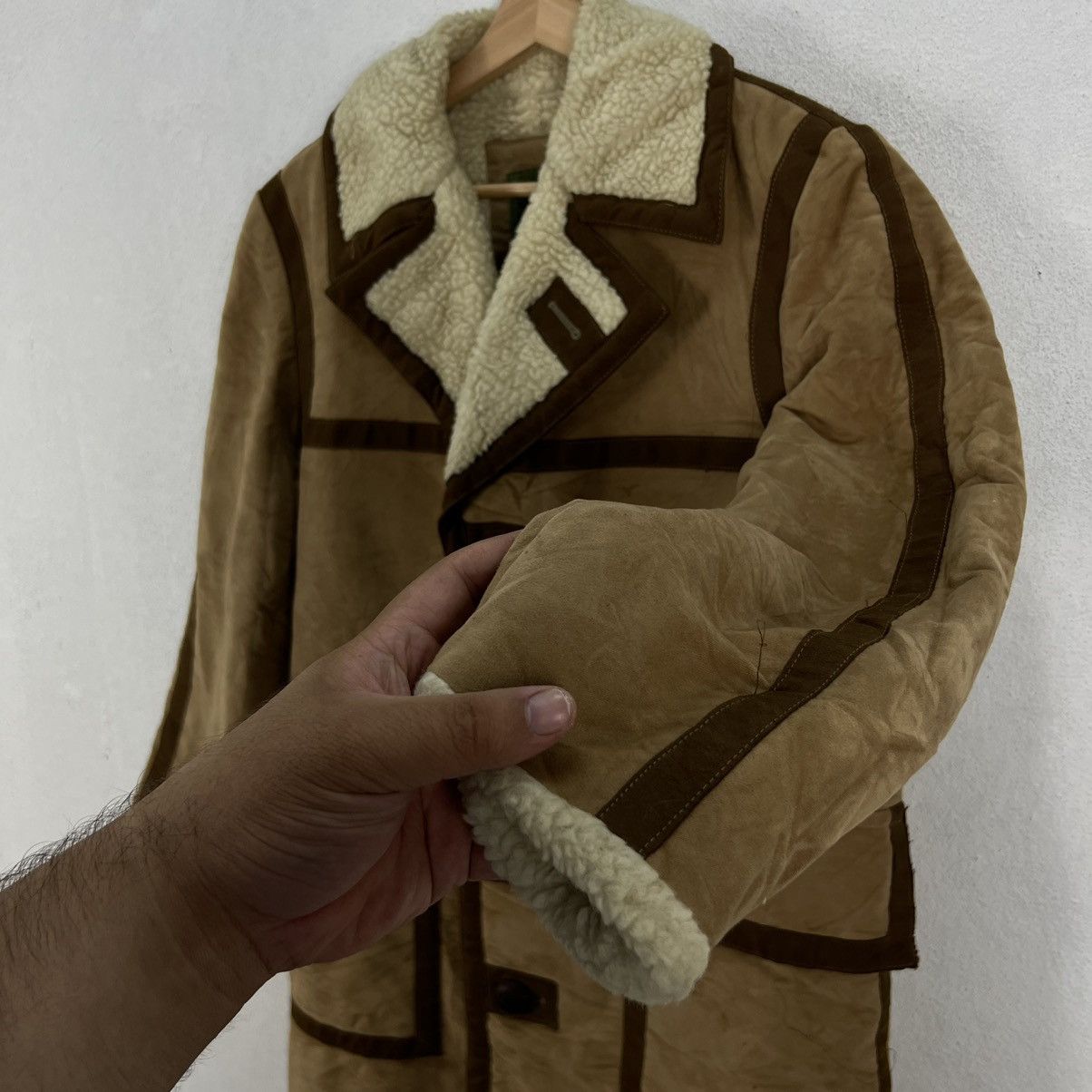 Japanese Brand VINTAGE VAN JAC LONG JACKET PATCHWORK STYLE Size US M / EU 48-50 / 2 - 7 Thumbnail