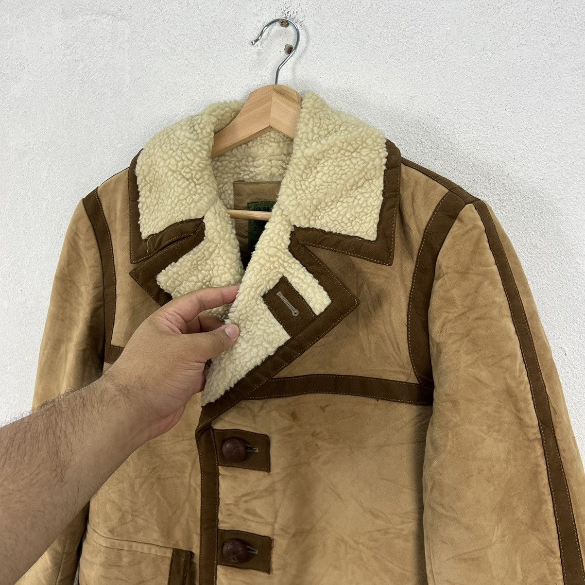 Japanese Brand VINTAGE VAN JAC LONG JACKET PATCHWORK STYLE Size US M / EU 48-50 / 2 - 6 Thumbnail