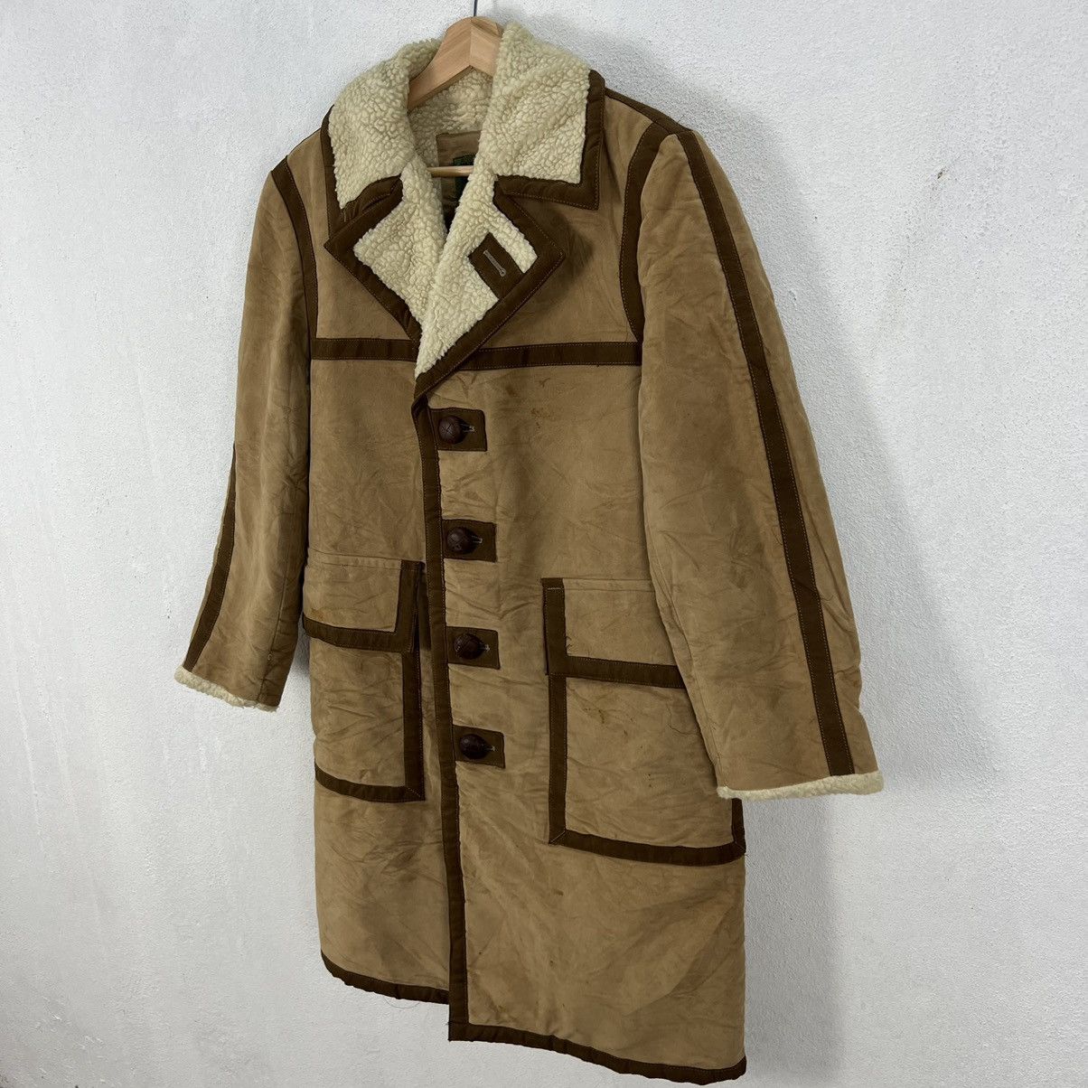 Japanese Brand VINTAGE VAN JAC LONG JACKET PATCHWORK STYLE Size US M / EU 48-50 / 2 - 2 Thumbnail
