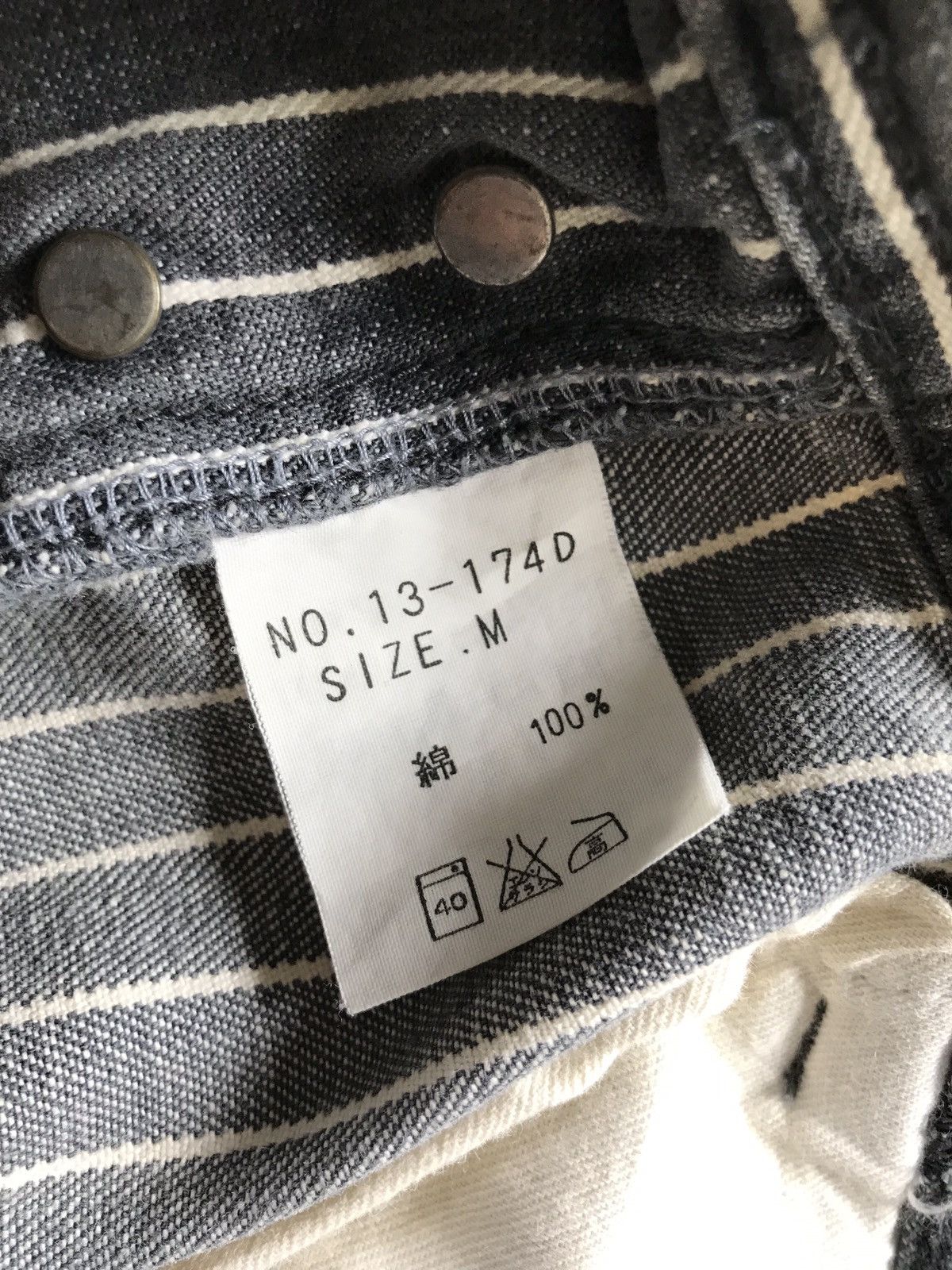Designer × Japanese Brand Vintage Made In Japan Domingo Stripes Prisoners Retro Pants Size US 30 / EU 46 - 16 Thumbnail