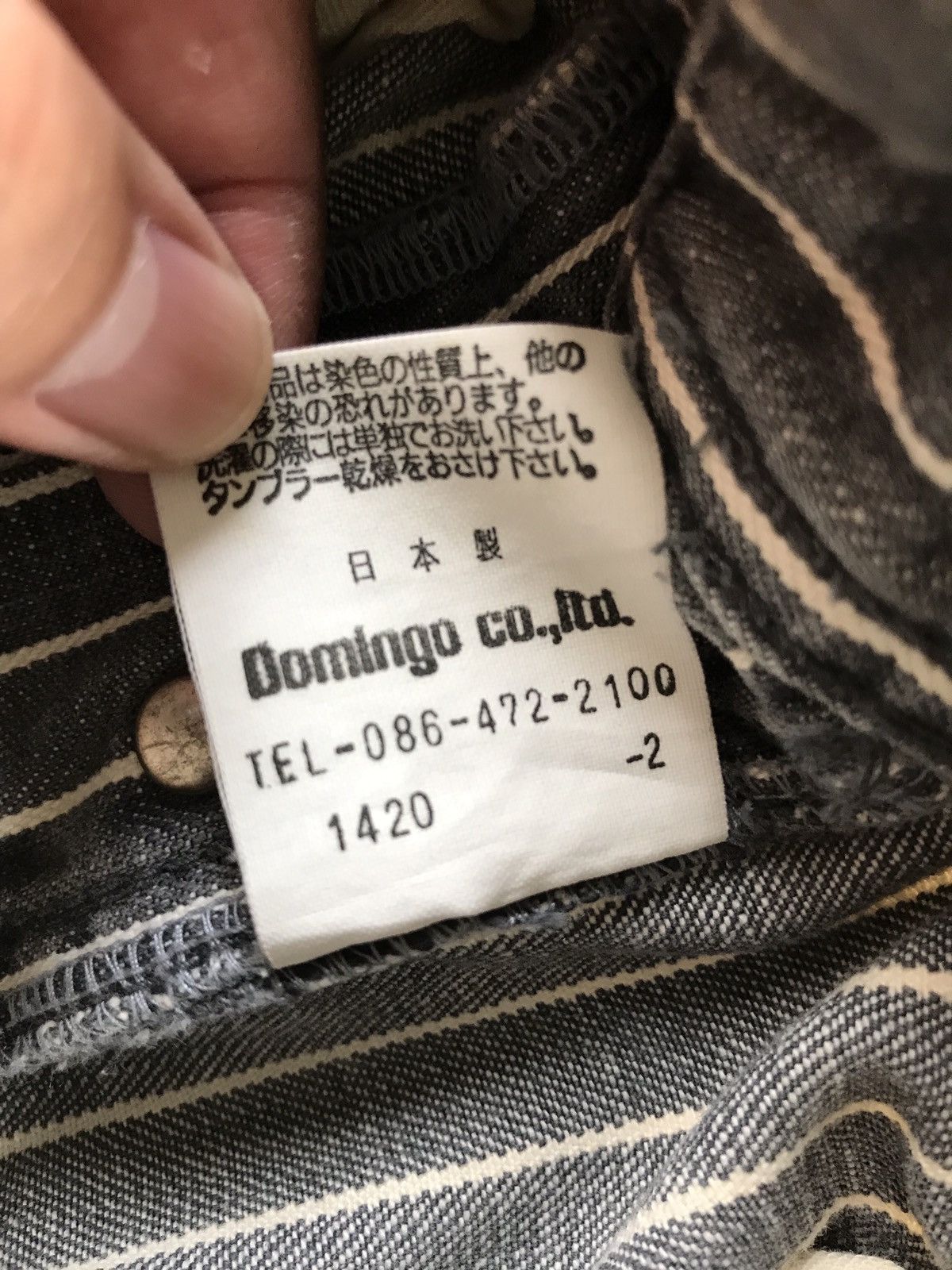 Designer × Japanese Brand Vintage Made In Japan Domingo Stripes Prisoners Retro Pants Size US 30 / EU 46 - 15 Thumbnail