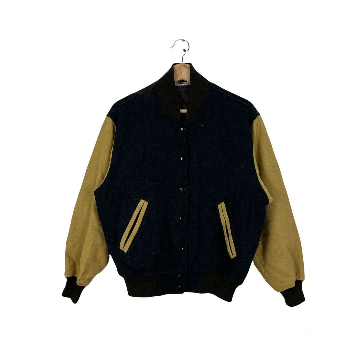 Japanese Brand VINTAGE VARSITY JACKET RENOMA WHITE HOUSE SPORTS CLUB Size US M / EU 48-50 / 2 - 1 Thumbnail