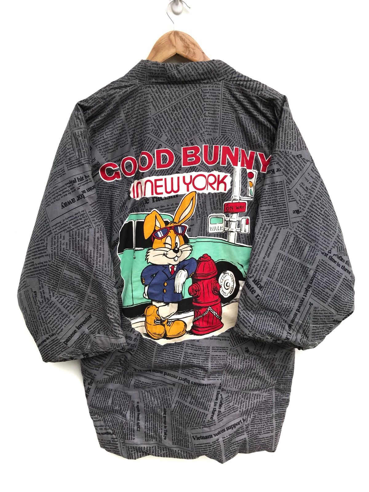 Handmade Made In Japan Vintage Quilted Kimono Good Bunny New York Size US M / EU 48-50 / 2 - 1 Thumbnail