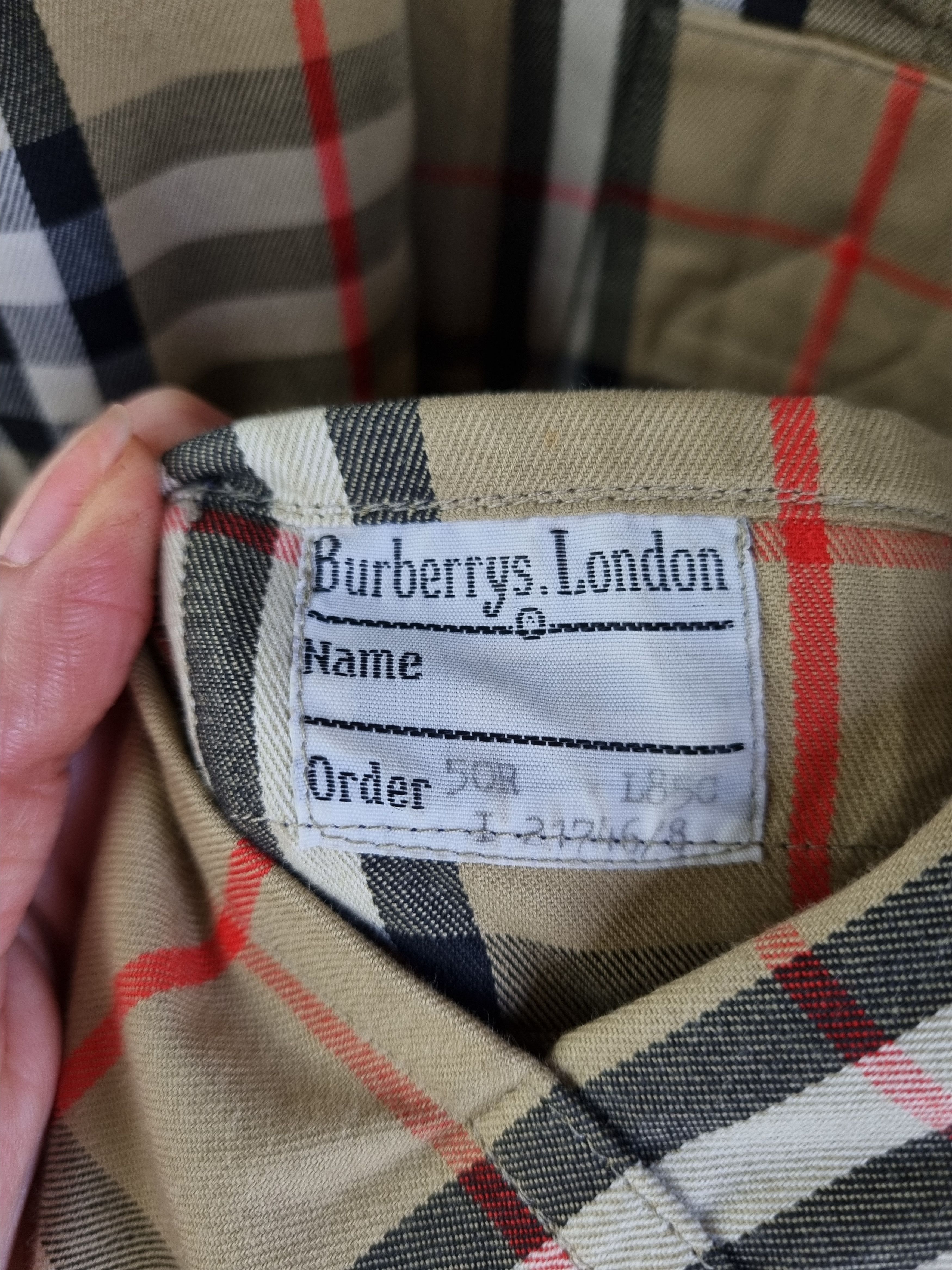 Burberry × Burberry Prorsum × Vintage 80s Burberrys Prorsum Trench Belted Coat Double Breasted Size US M / EU 48-50 / 2 - 11 Thumbnail