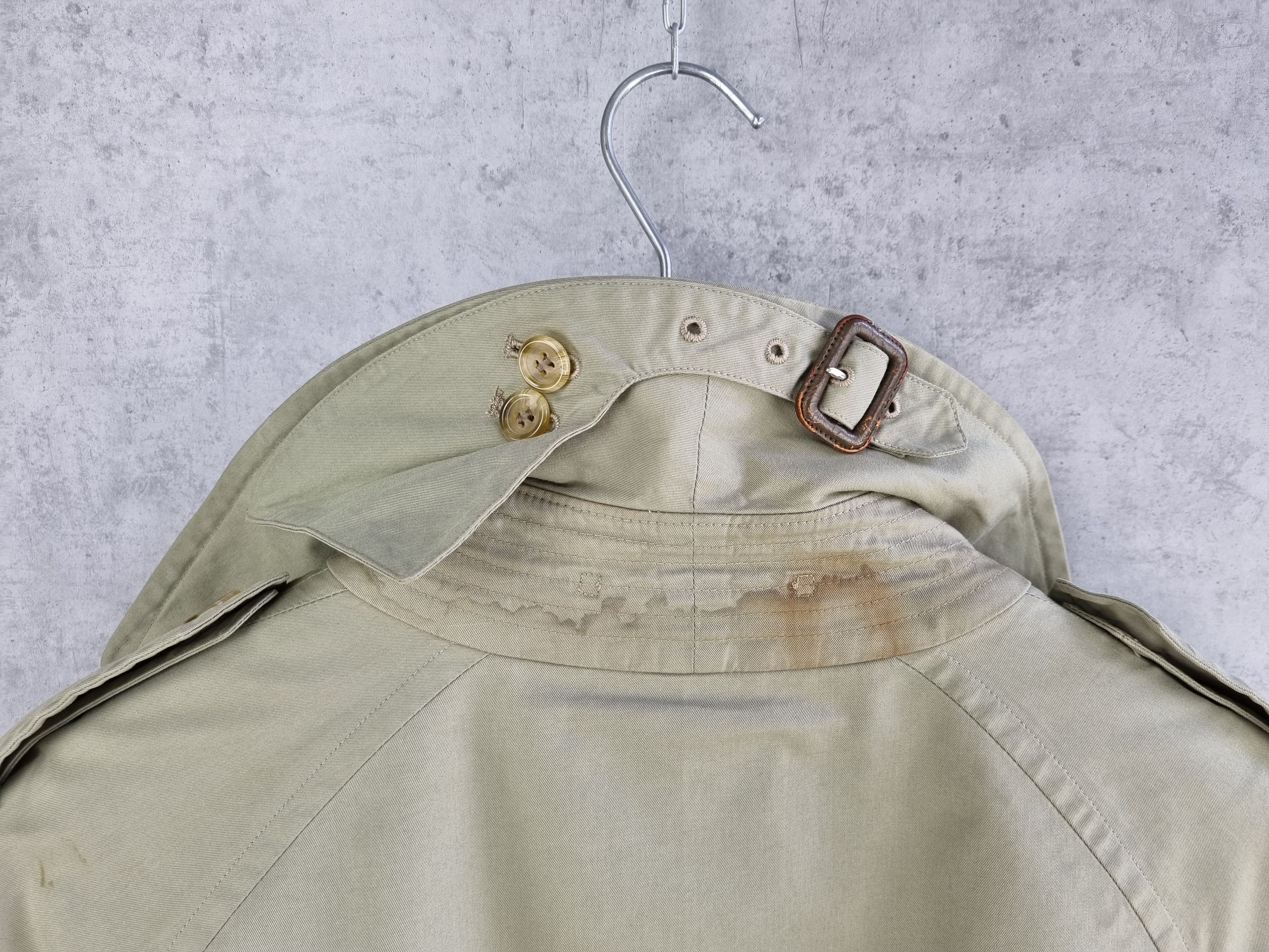 Burberry × Burberry Prorsum × Vintage 80s Burberrys Prorsum Trench Belted Coat Double Breasted Size US M / EU 48-50 / 2 - 8 Thumbnail