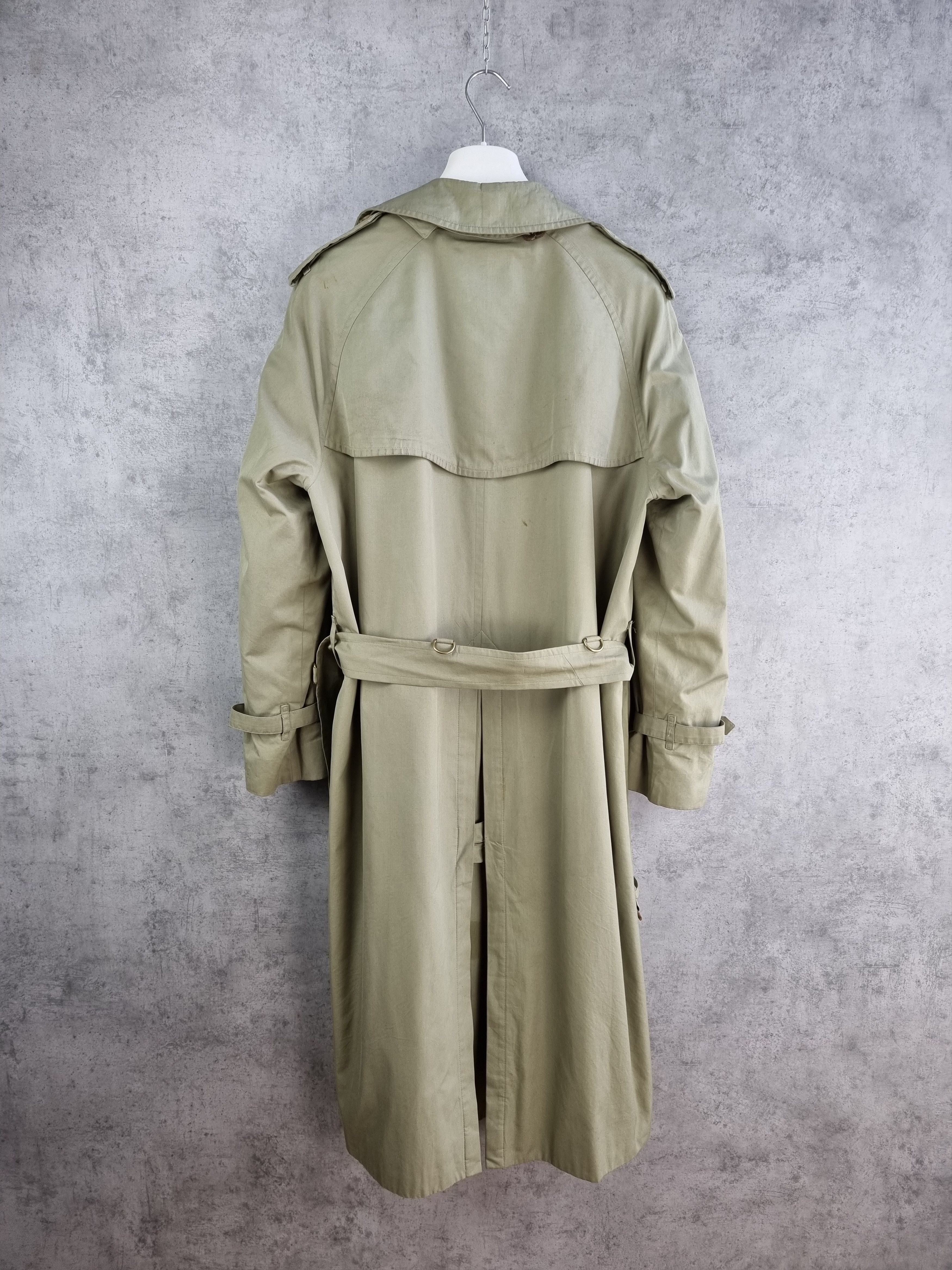 Burberry × Burberry Prorsum × Vintage 80s Burberrys Prorsum Trench Belted Coat Double Breasted Size US M / EU 48-50 / 2 - 5 Thumbnail