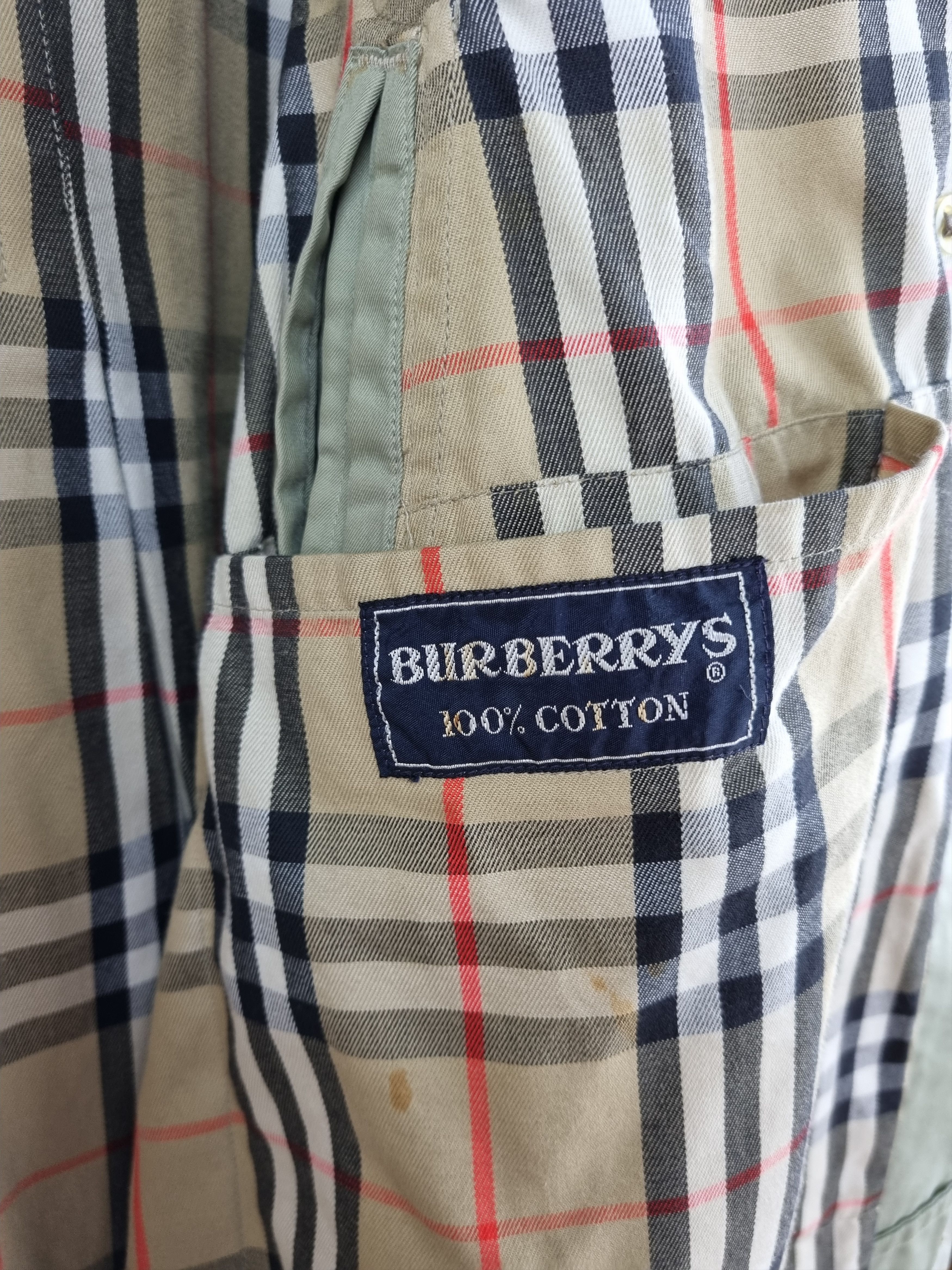 Burberry × Burberry Prorsum × Vintage 80s Burberrys Prorsum Trench Belted Coat Double Breasted Size US M / EU 48-50 / 2 - 10 Thumbnail