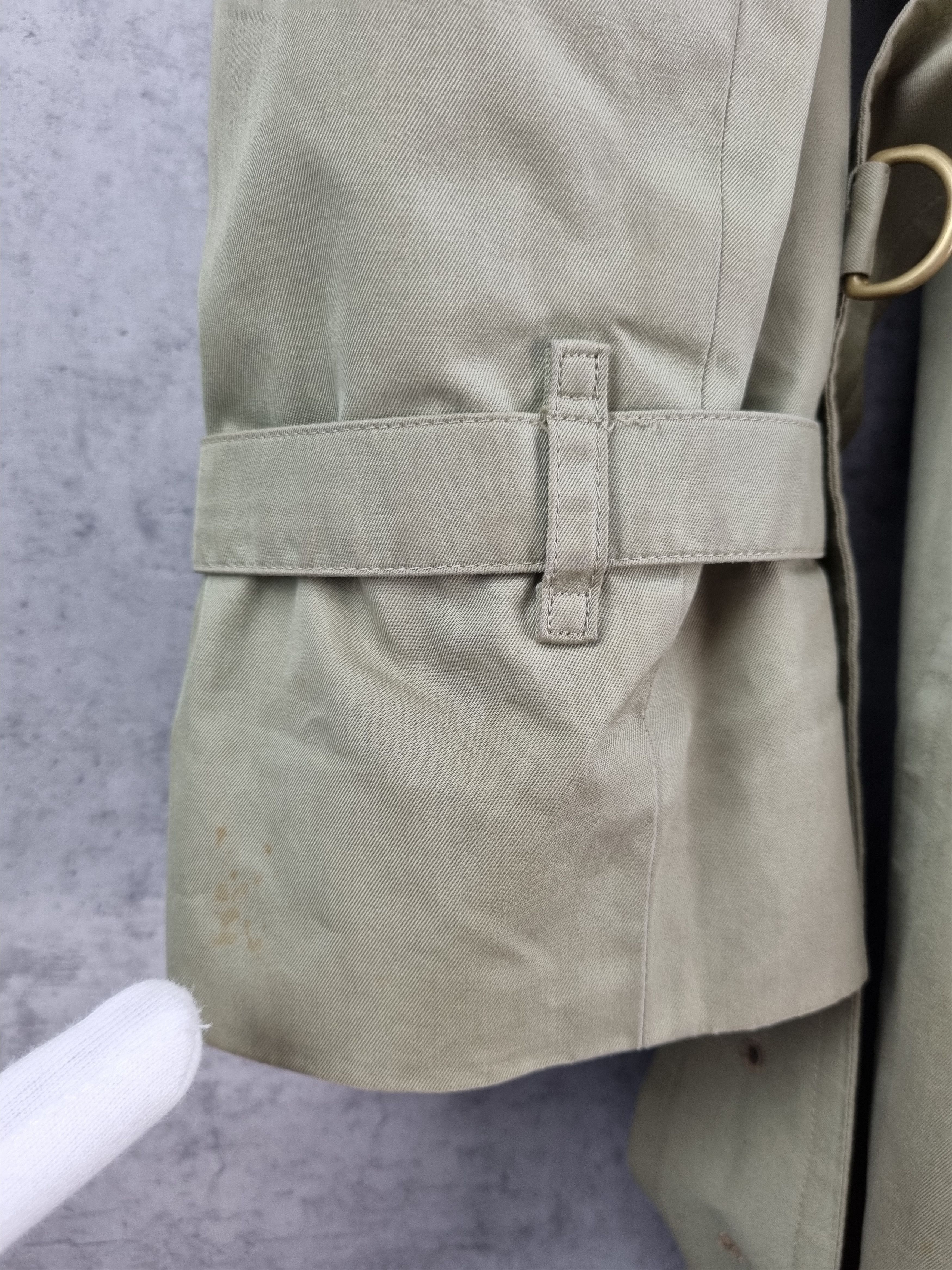 Burberry × Burberry Prorsum × Vintage 80s Burberrys Prorsum Trench Belted Coat Double Breasted Size US M / EU 48-50 / 2 - 13 Thumbnail