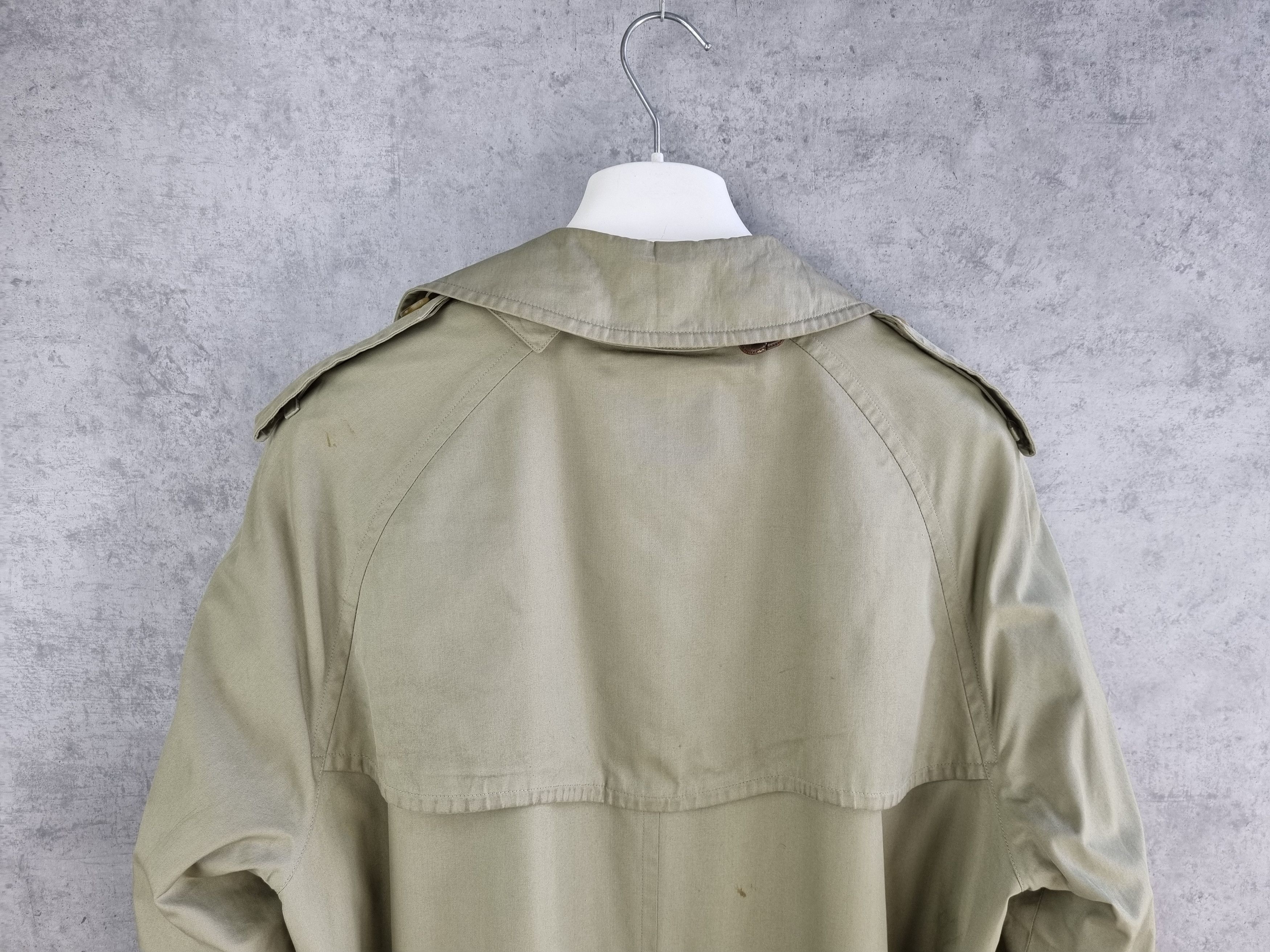 Burberry × Burberry Prorsum × Vintage 80s Burberrys Prorsum Trench Belted Coat Double Breasted Size US M / EU 48-50 / 2 - 7 Thumbnail