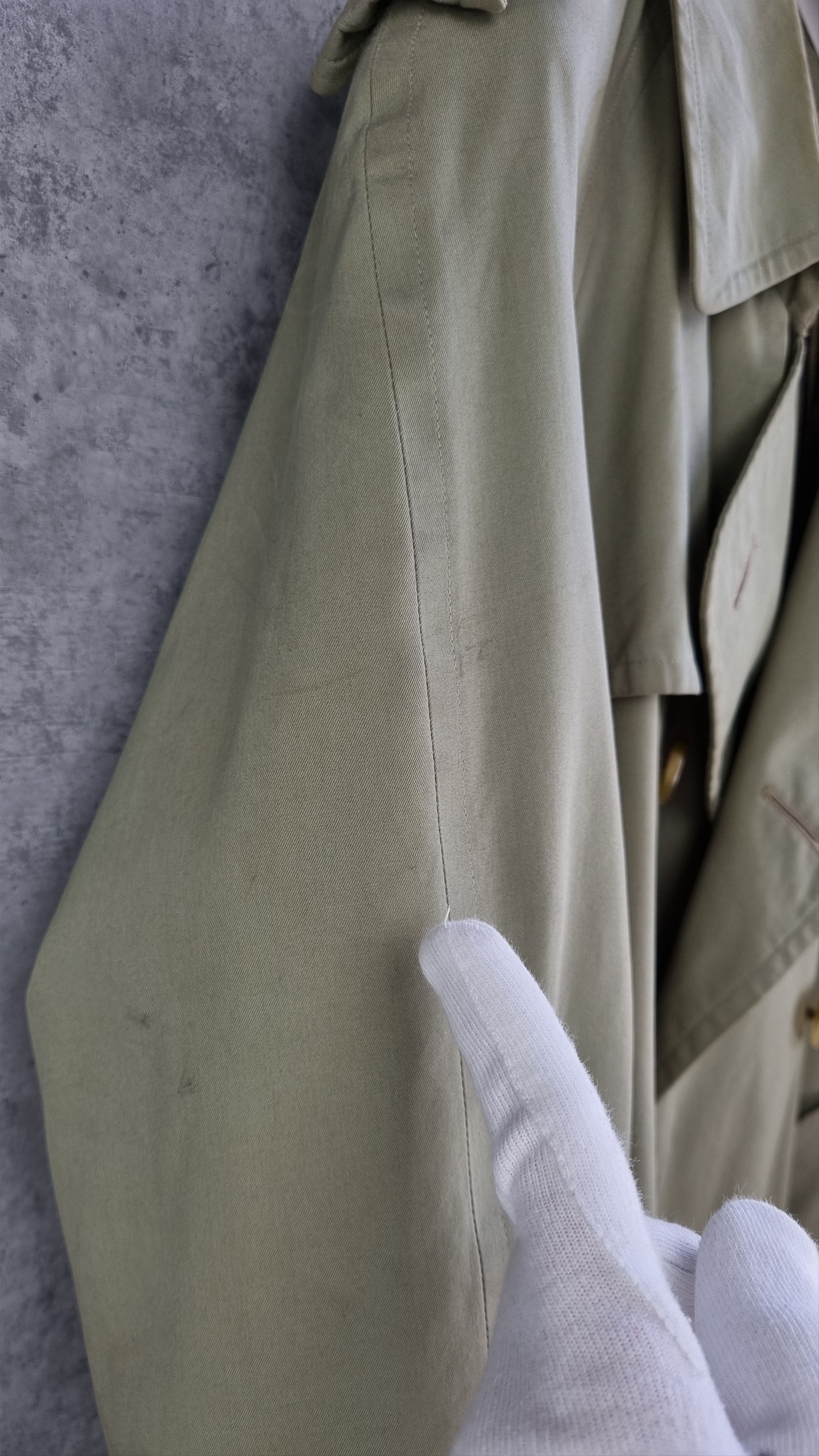 Burberry × Burberry Prorsum × Vintage 80s Burberrys Prorsum Trench Belted Coat Double Breasted Size US M / EU 48-50 / 2 - 17 Thumbnail
