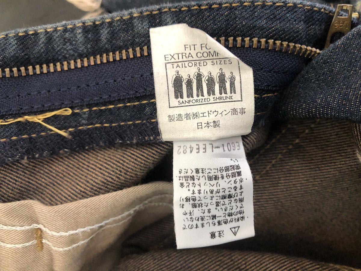 Lee Vintage Lee Japan Distressed Mesh Patchwork Denim Size US 29 - 22 Thumbnail