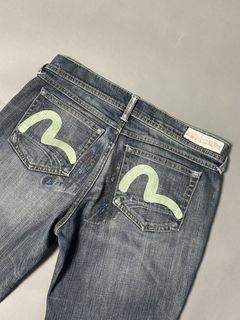 Evisu x puma store jeans