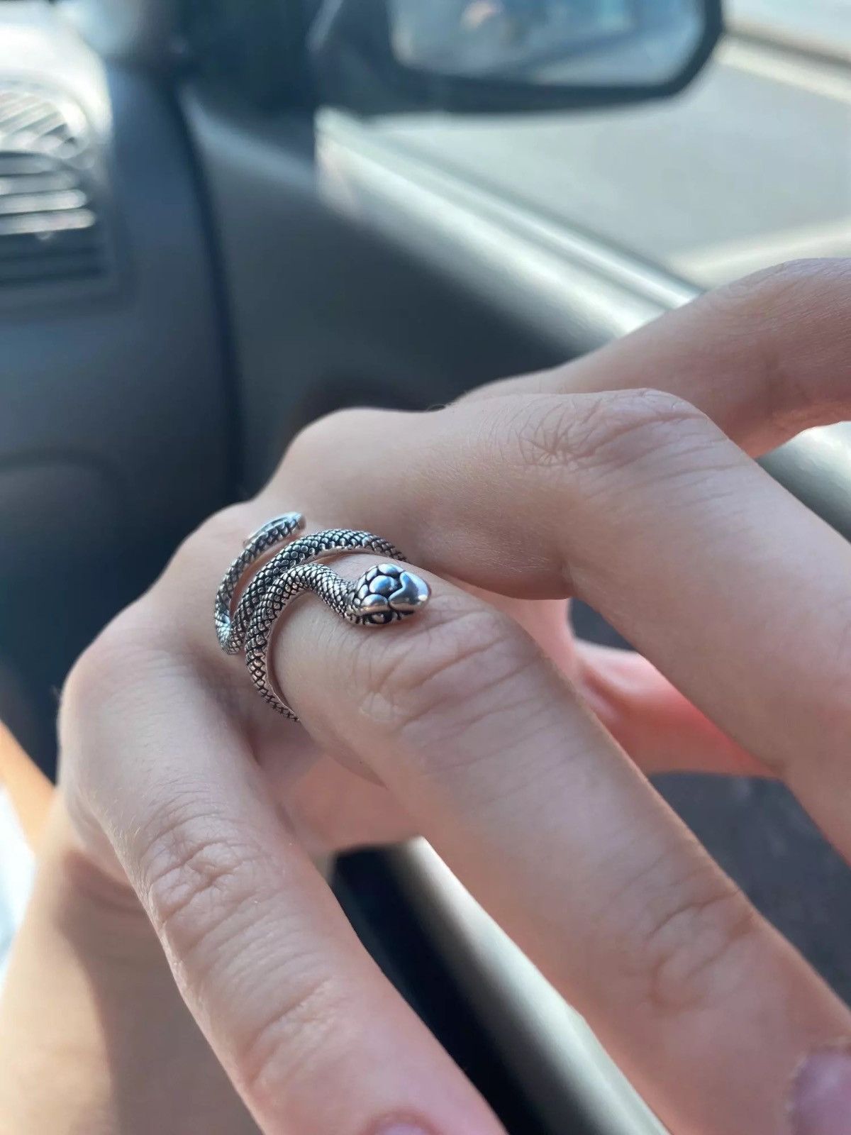 Jewelry × Vintage Simple Winding Snake Ring Size ONE SIZE - 4 Thumbnail