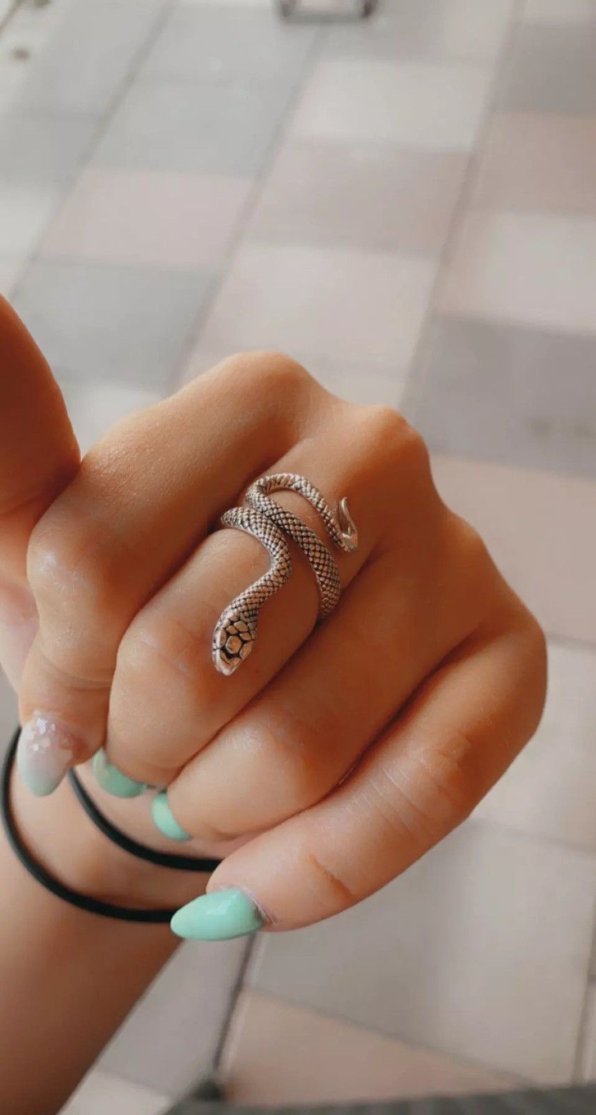 Jewelry × Vintage Simple Winding Snake Ring Size ONE SIZE - 2 Thumbnail
