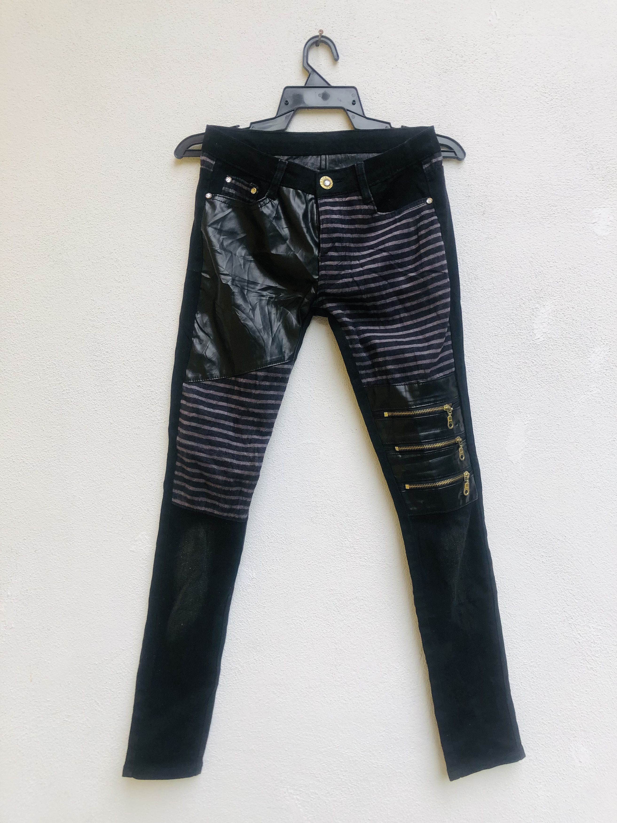 Japanese Brand × Vintage Vintage Zipper Japanese Designer Fashion Style Pant Size US 29 - 1 Thumbnail