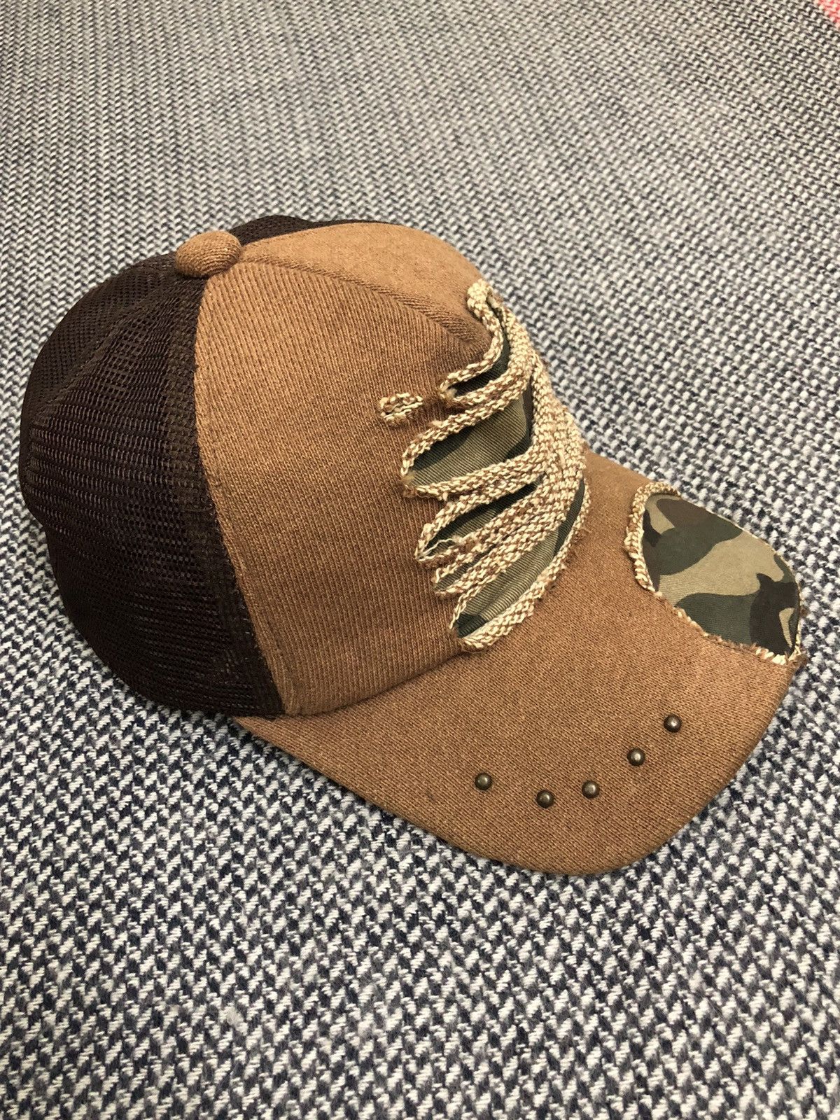 semanticdesign 🔥CHAOS🔥 Semantic Design Distressed trucker Cap Size ONE SIZE - 3 Thumbnail