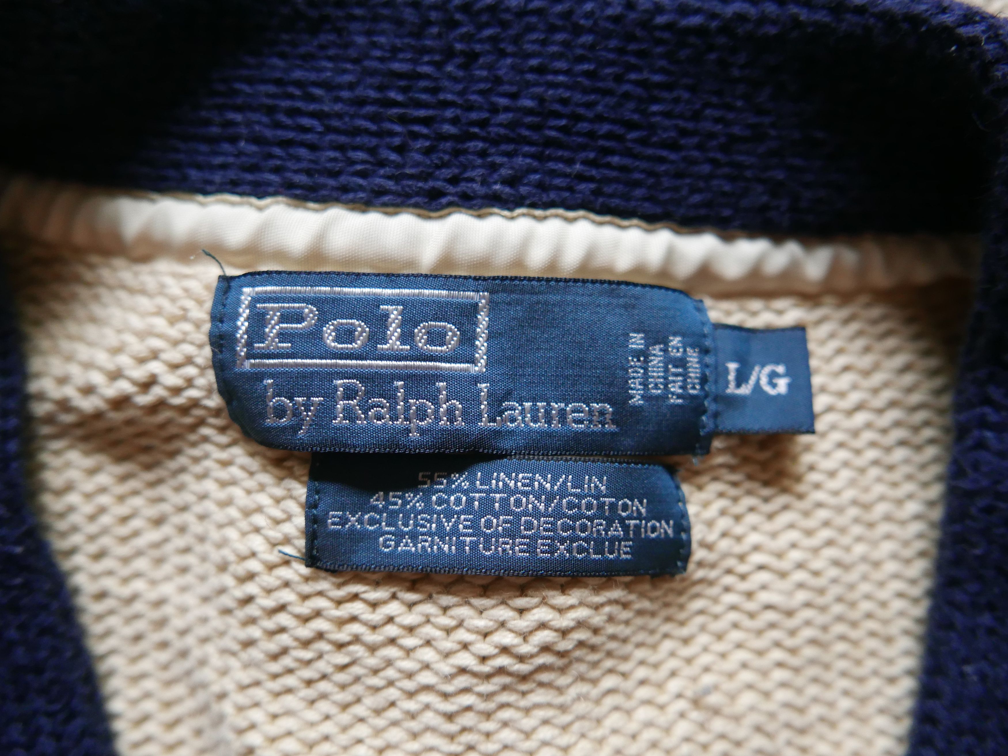 Polo Ralph Lauren Polo Ralph Lauren Cardigan Shawl Rugby Varsity Vintage L Size US L / EU 52-54 / 3 - 3 Thumbnail
