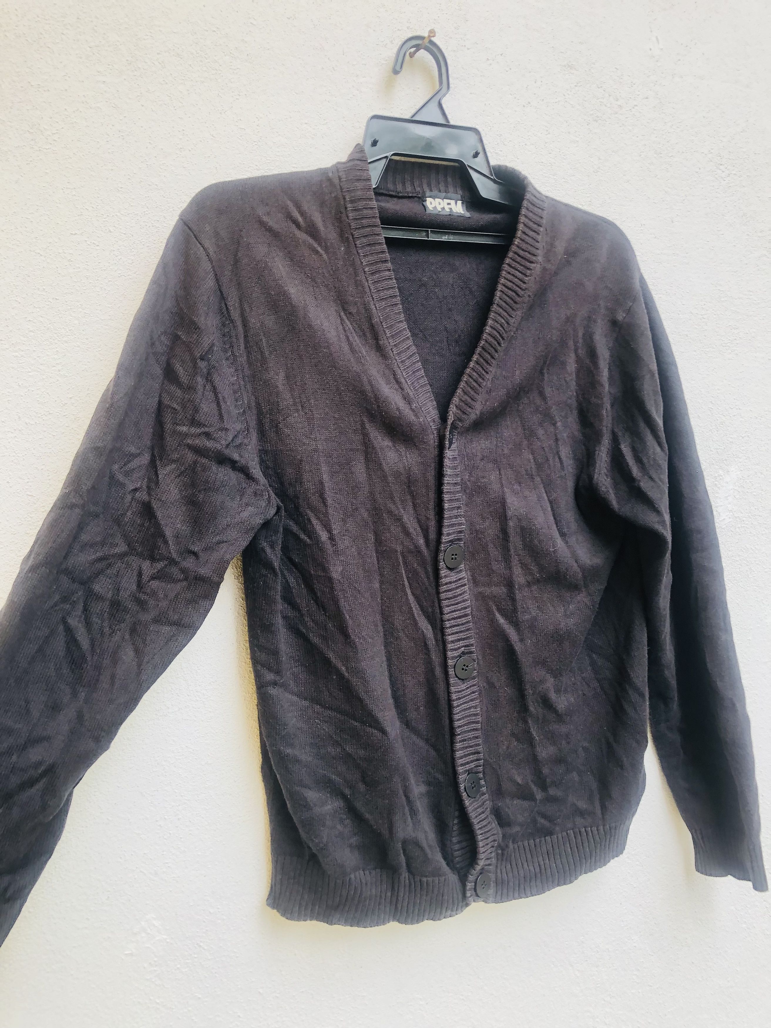 Japanese Brand × PPFM × Vintage Vintage PPFM Cardigan Black Colour Fashion Style Size US M / EU 48-50 / 2 - 5 Thumbnail