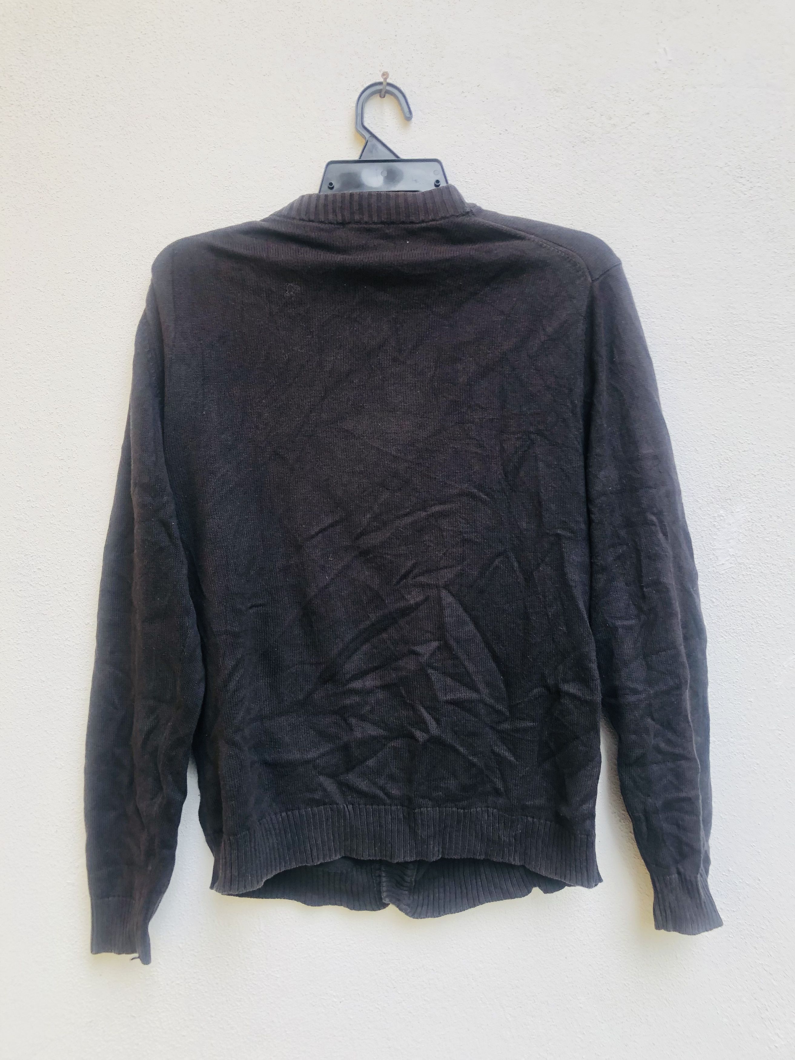 Japanese Brand × PPFM × Vintage Vintage PPFM Cardigan Black Colour Fashion Style Size US M / EU 48-50 / 2 - 2 Thumbnail