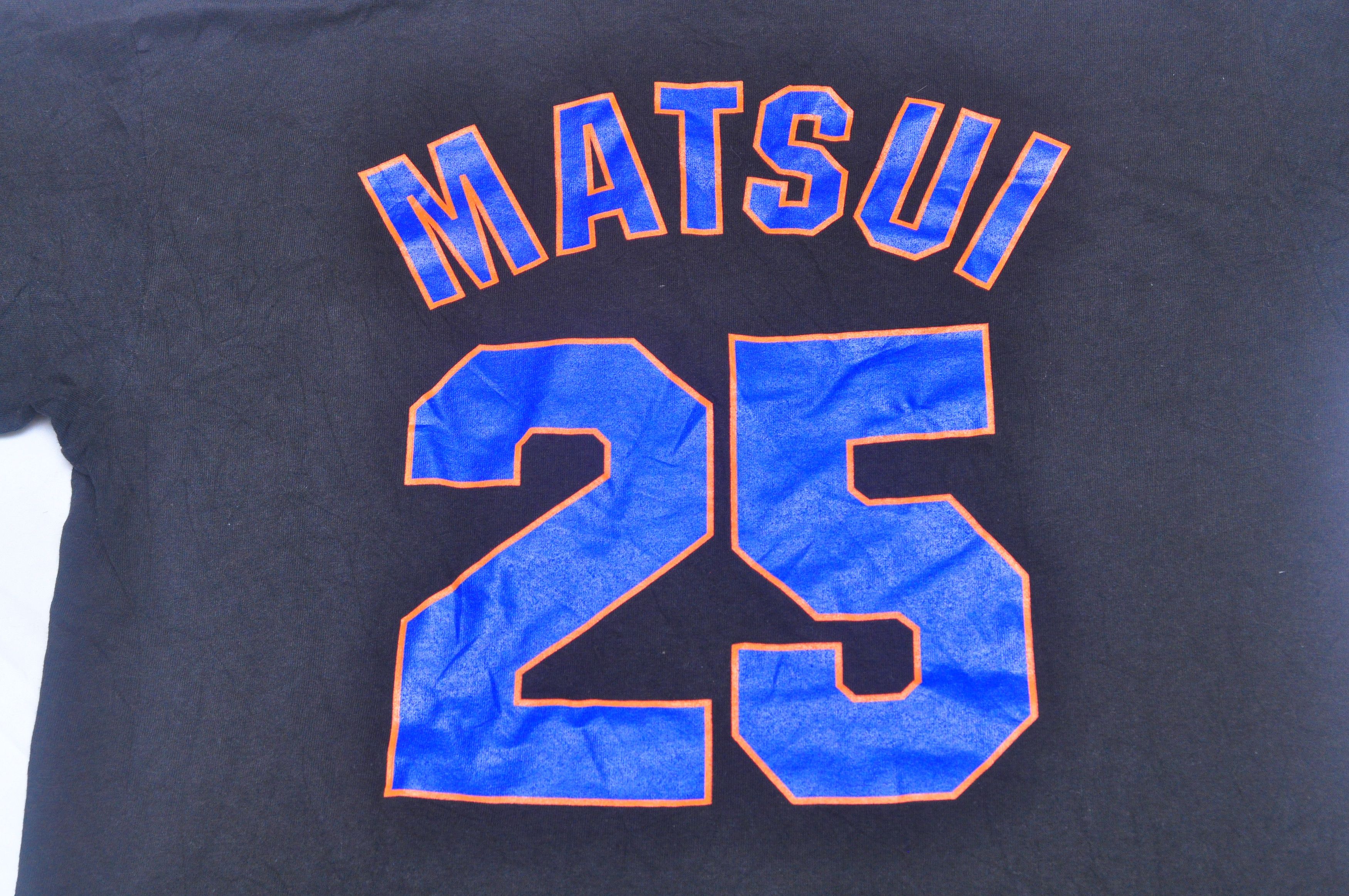 Japanese Brand × Vintage Vintage Mets Matsui 25 Baseball From Majestic Shirt Size US L / EU 52-54 / 3 - 3 Thumbnail