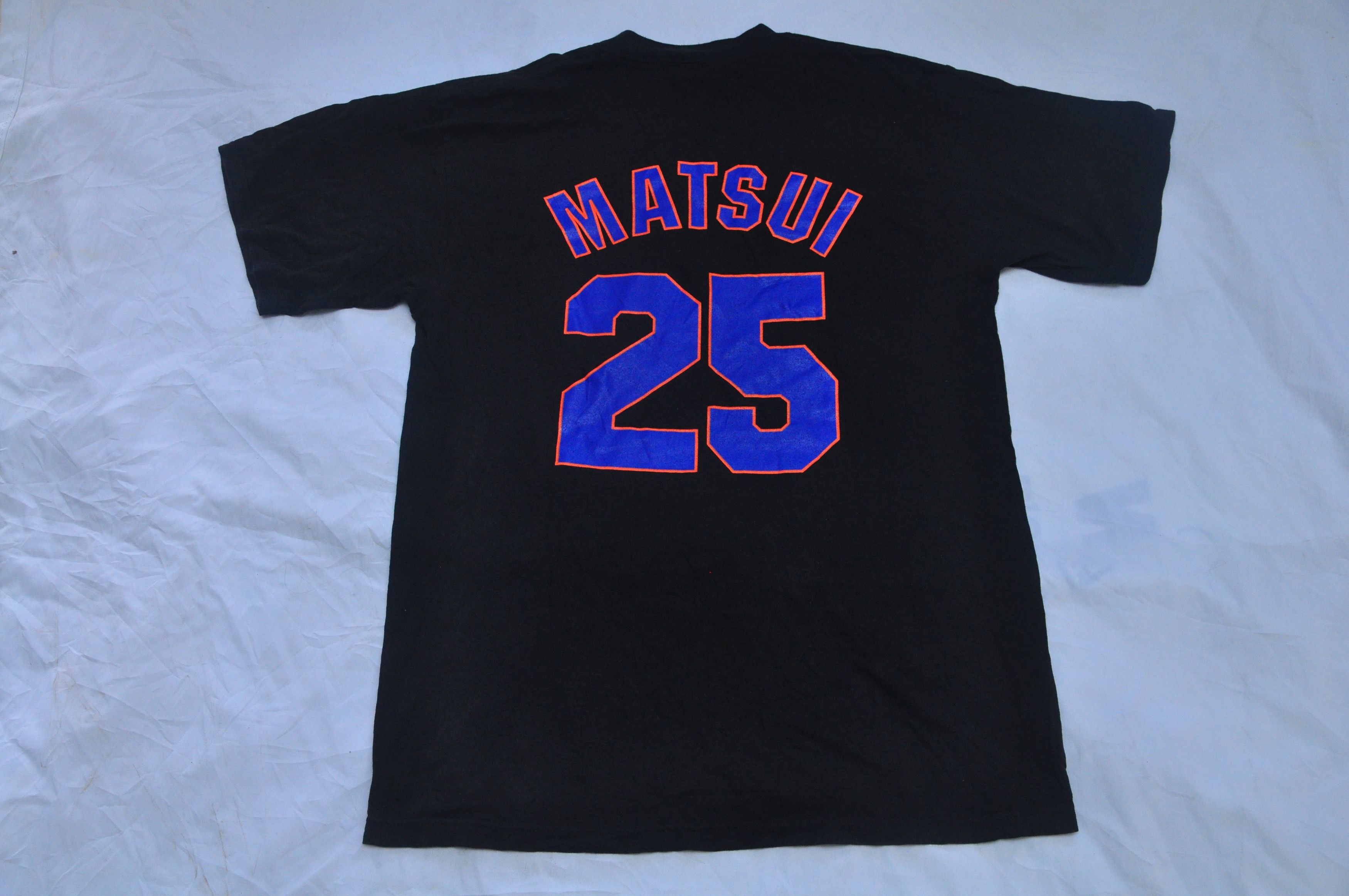 Japanese Brand × Vintage Vintage Mets Matsui 25 Baseball From Majestic Shirt Size US L / EU 52-54 / 3 - 2 Thumbnail