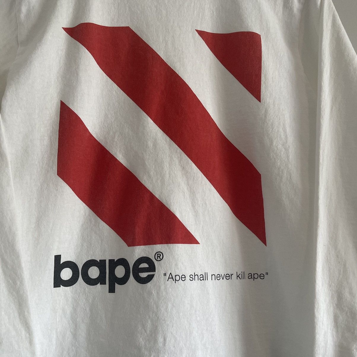 Bape OG Bape Strip ASNKA Ape Shall Never Kill Ape Long Sleeve Size US S / EU 44-46 / 1 - 2 Thumbnail