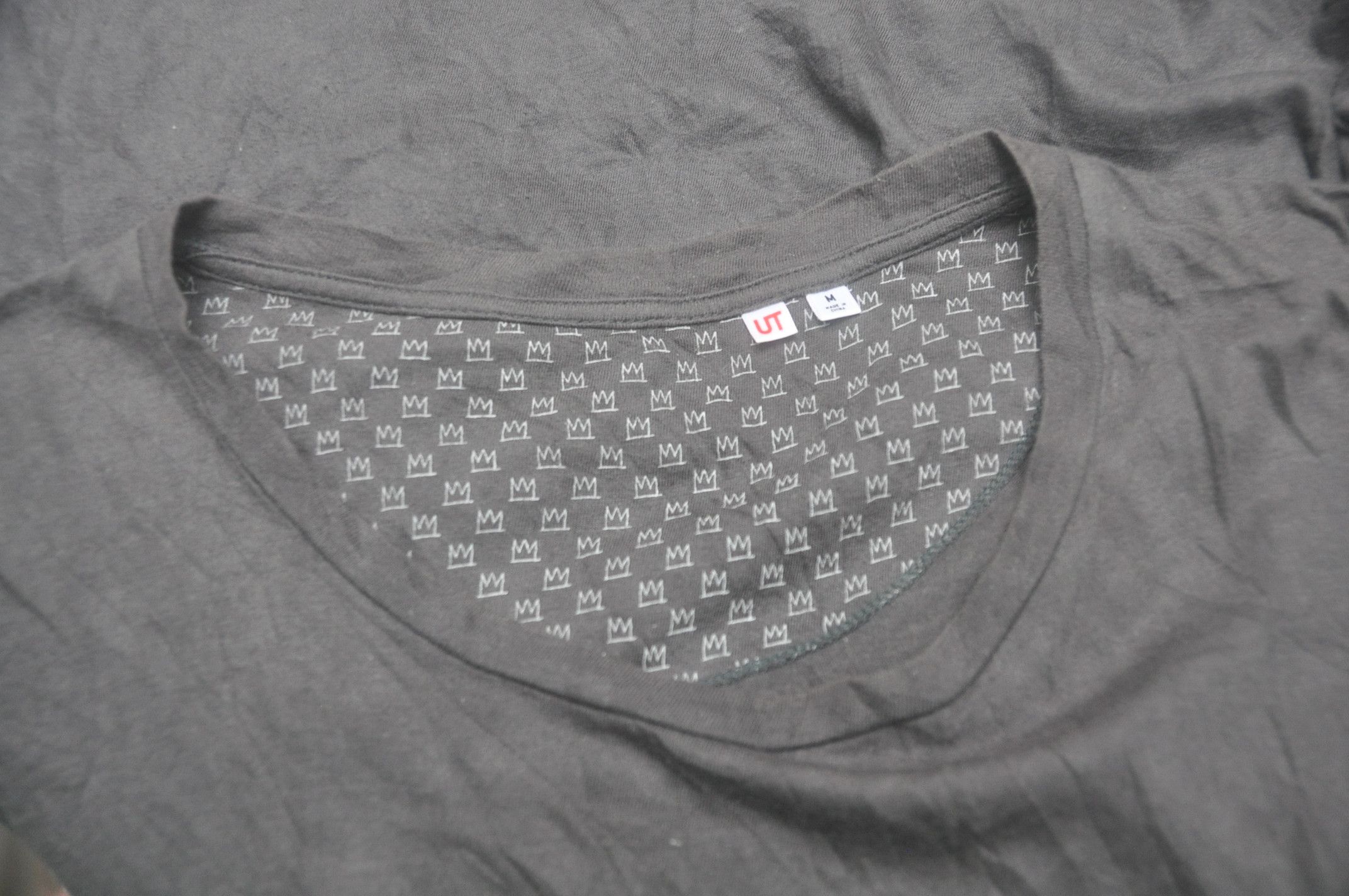 Jean-Michel Basquiat × Vintage Jean Micheal Basquiat Rare Art Design Grey Colour Shirt Size US M / EU 48-50 / 2 - 5 Thumbnail