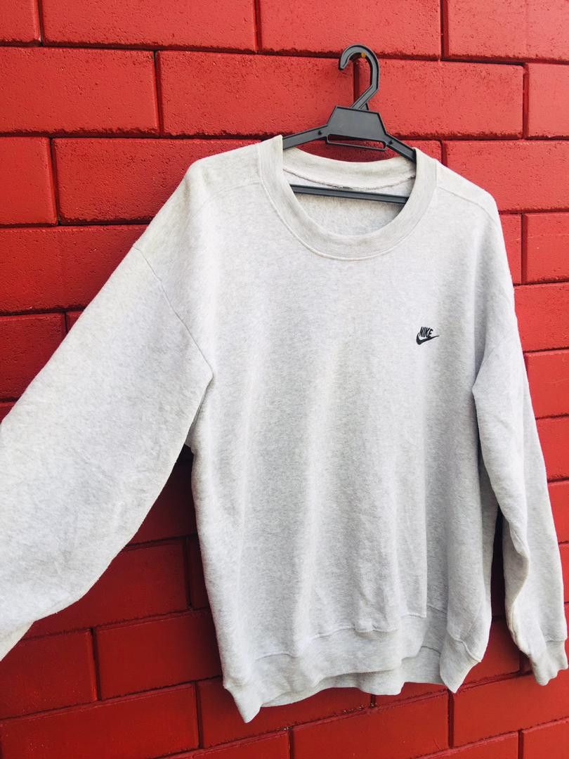 Japanese Brand × Nike Vintage Nike Grey Travis Scott Fashion Style Sweatshirt Size US L / EU 52-54 / 3 - 2 Thumbnail