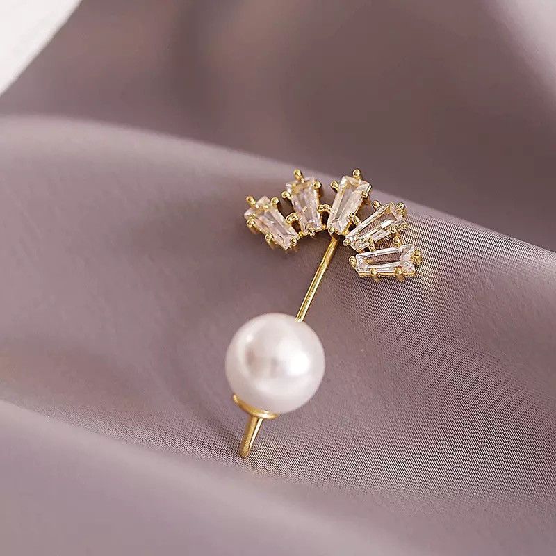 Jewelry Pearl High-Grade Women's Anti Slip Brooch Size ONE SIZE - 1 Thumbnail