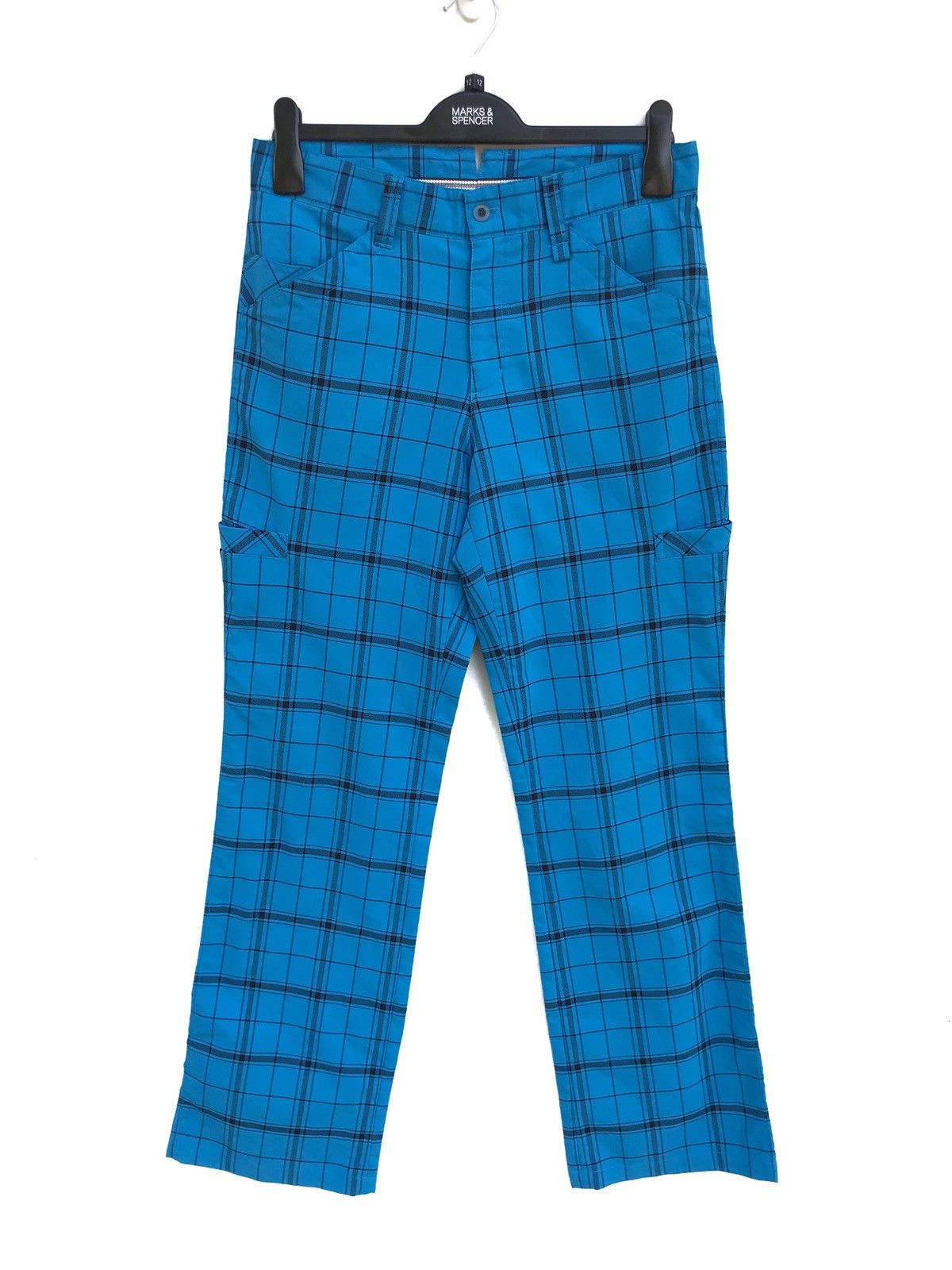 Japanese Brand Checkered Pants Streetwear Style