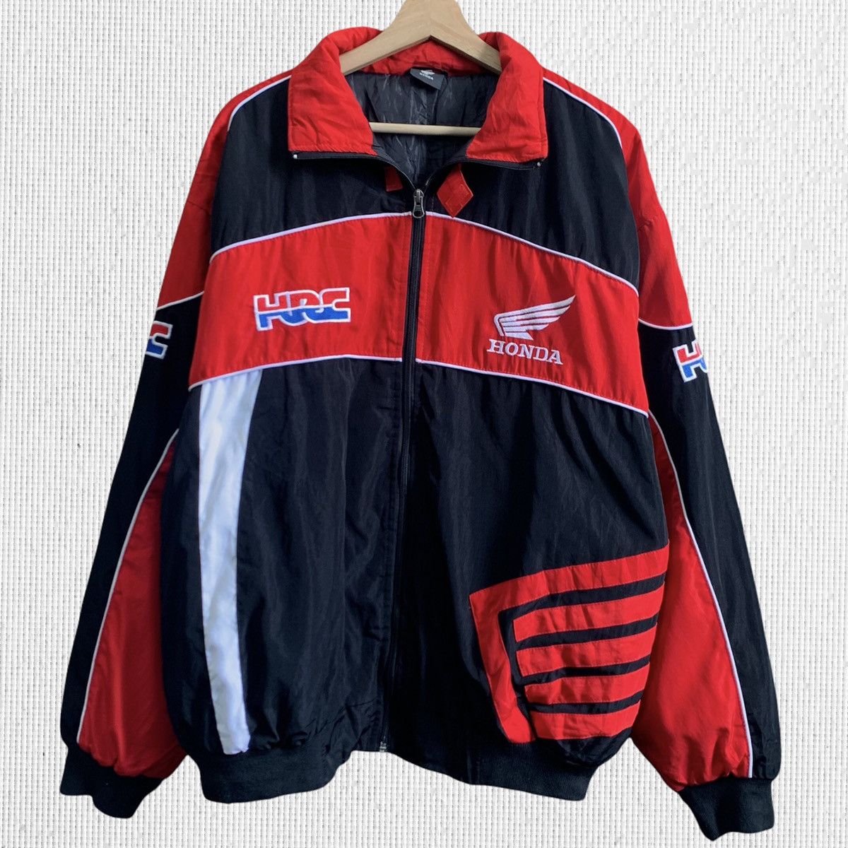 Honda × Sports Specialties × Vintage Vintage Honda HRC Bomber Jacket Size US XXL / EU 58 / 5 - 1 Thumbnail
