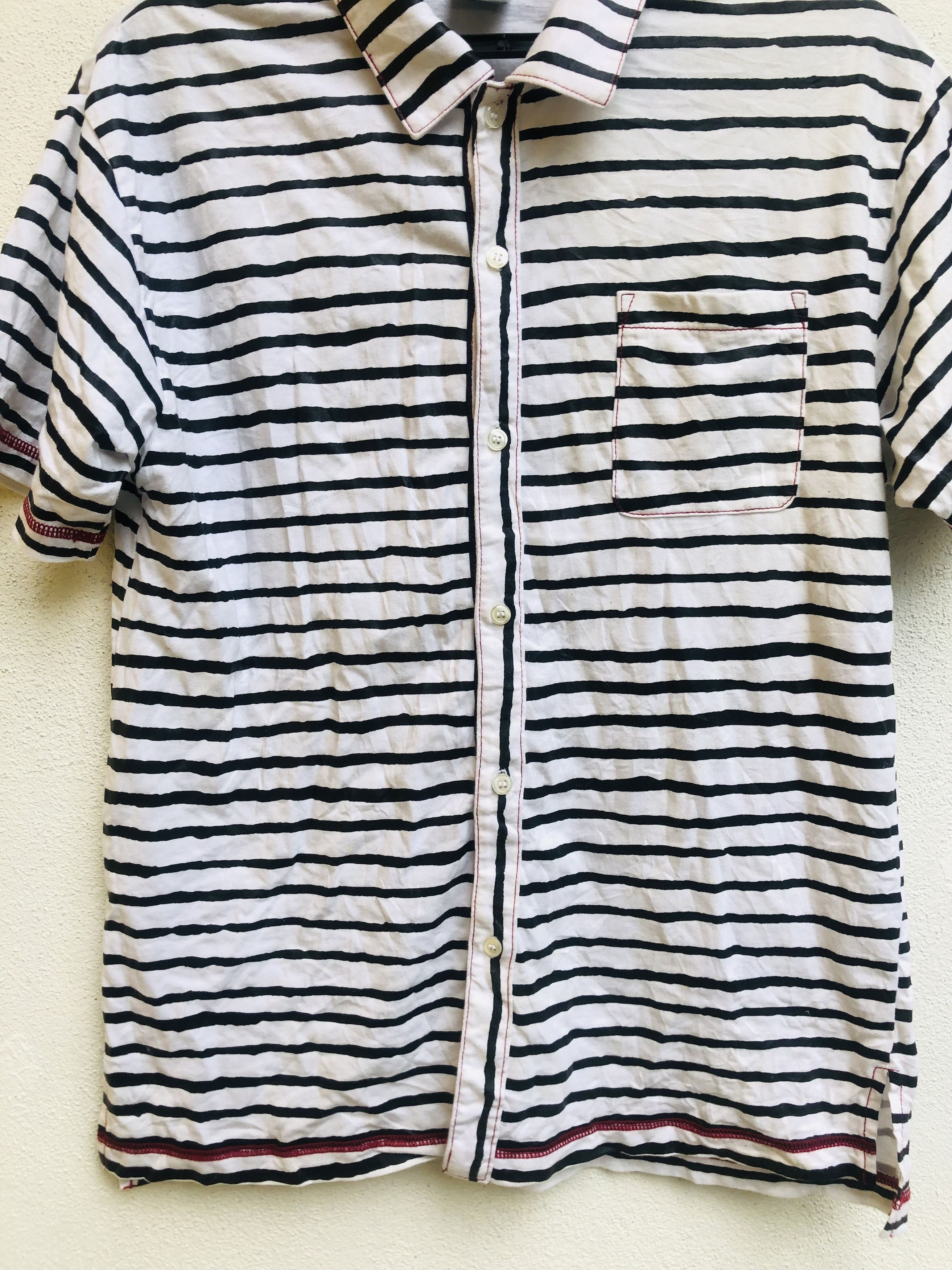 Japanese Brand × PPFM × Vintage Vintage PPFM Stripe Japanese Designer Fashion Style Size US M / EU 48-50 / 2 - 3 Thumbnail