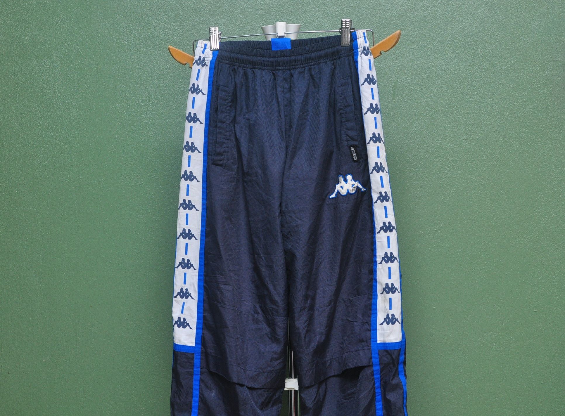 Japanese Brand × Kappa × Vintage Kappa Big Logo Track Pant / hip hop swag skate rap Size US 32 / EU 48 - 2 Thumbnail