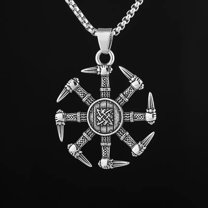 Jewelry Mythology Slavic Pagan Sun Pendant Necklace Size ONE SIZE - 1 Thumbnail