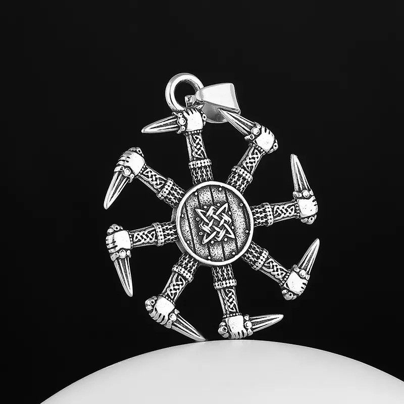 Jewelry Mythology Slavic Pagan Sun Pendant Necklace Size ONE SIZE - 2 Thumbnail