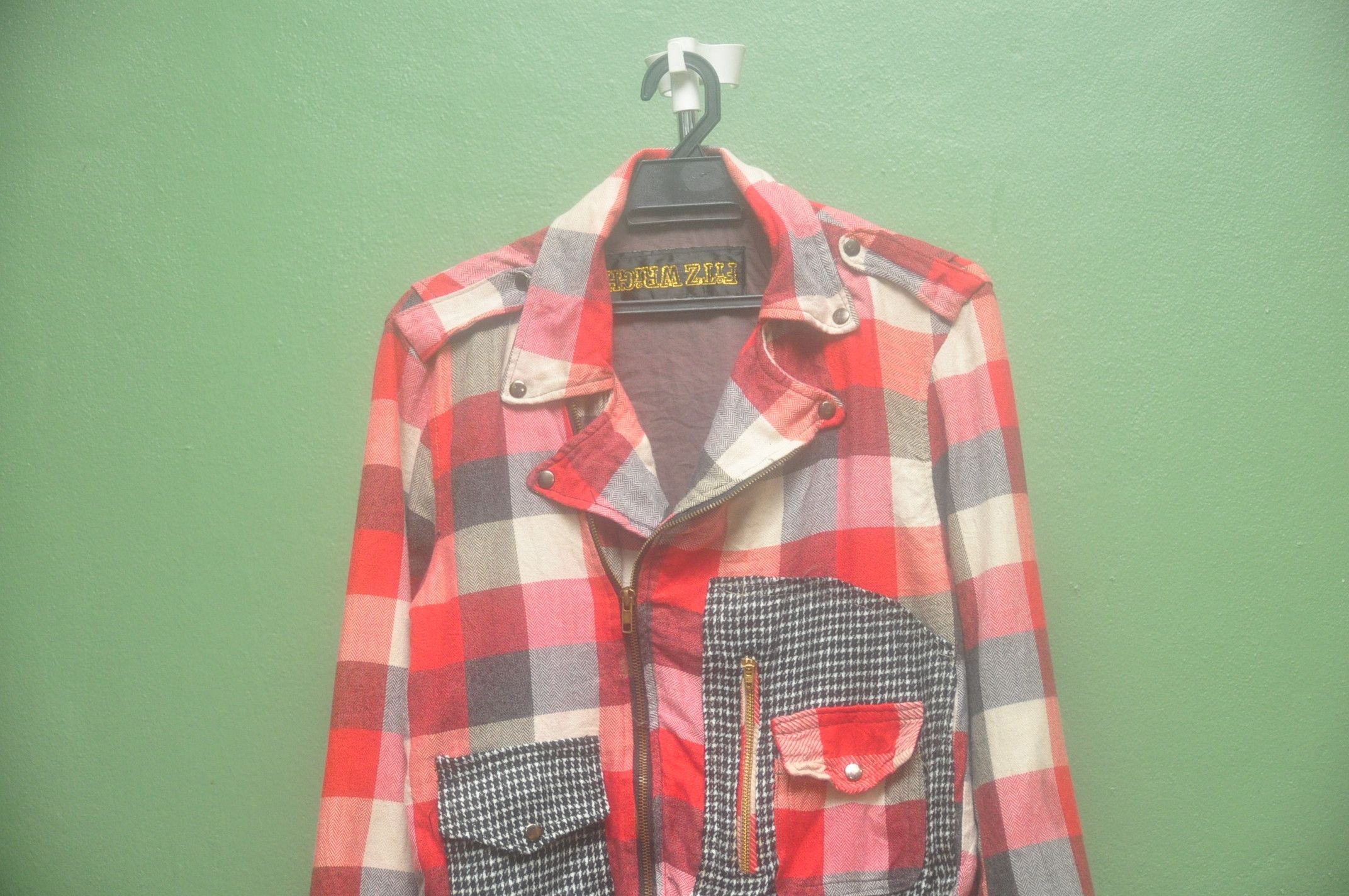 Japanese Brand × Vintage Vintage Fitz Wright Punk Theme Travis Scott Fashion Style Size US M / EU 48-50 / 2 - 3 Thumbnail